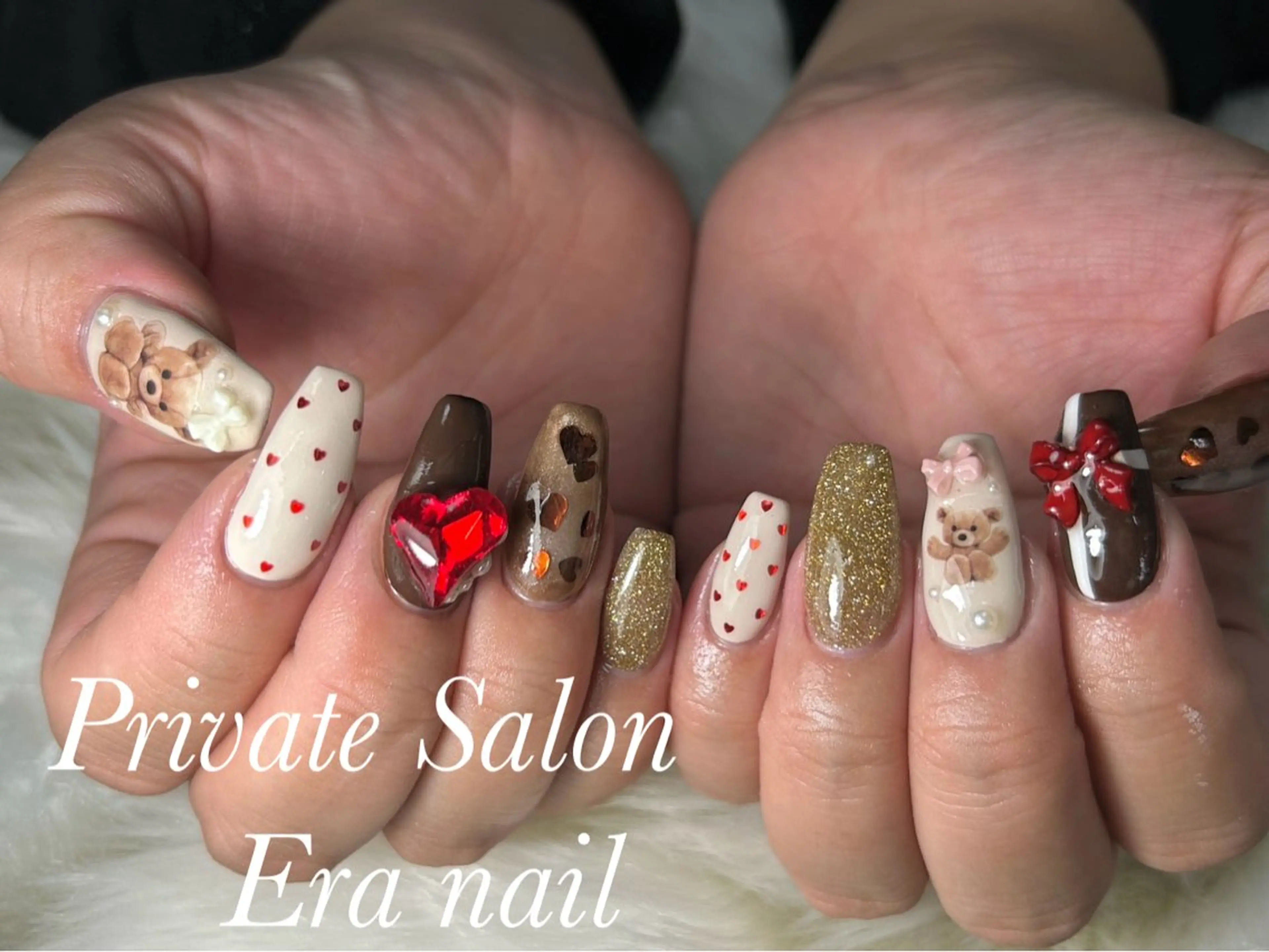 ネイル バレンタイン Era nailのネイルデザイン