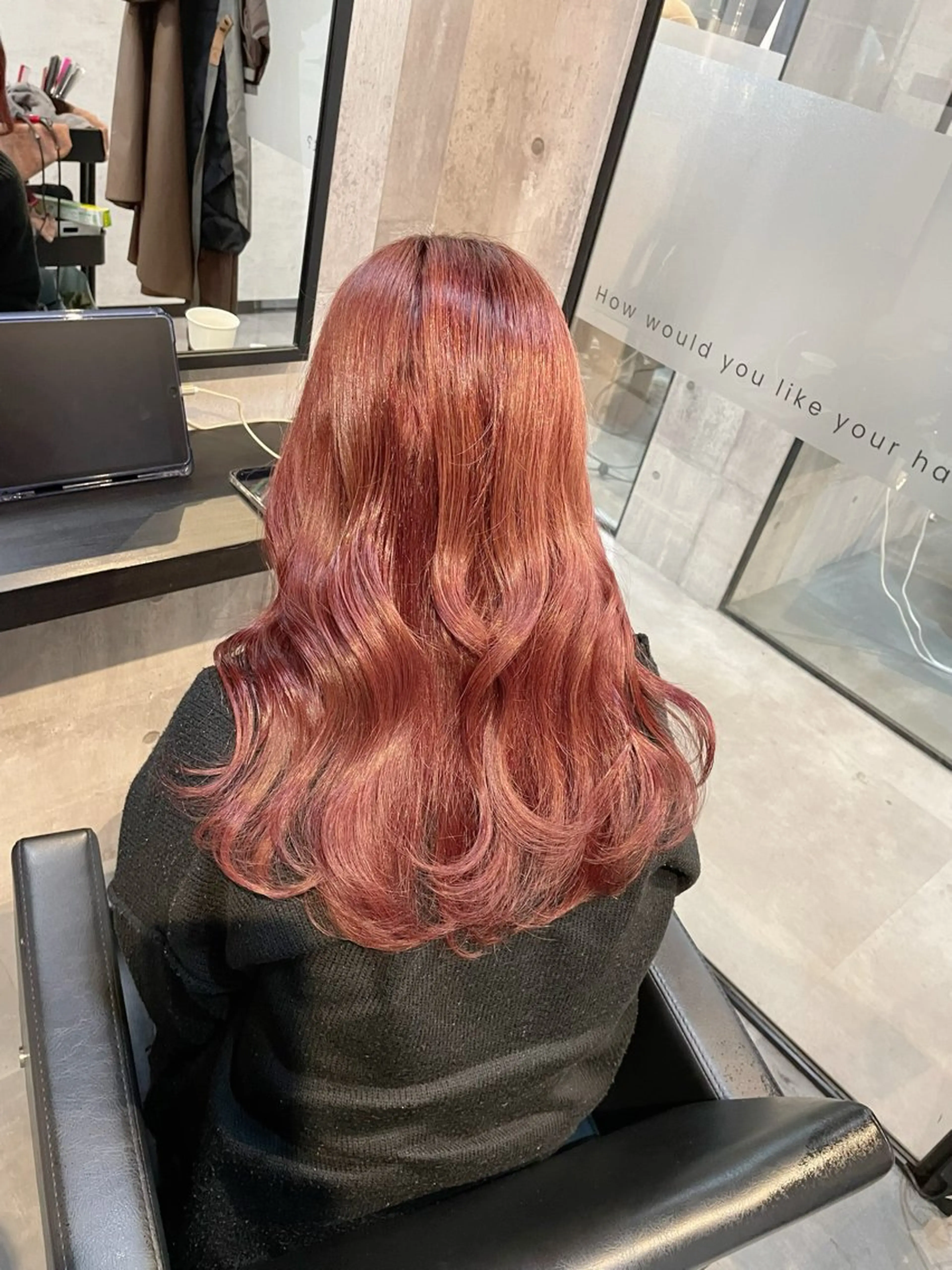 ロング カット ヘアカラー 👑髪質改善カラー 中垣斗希のヘアスタイル