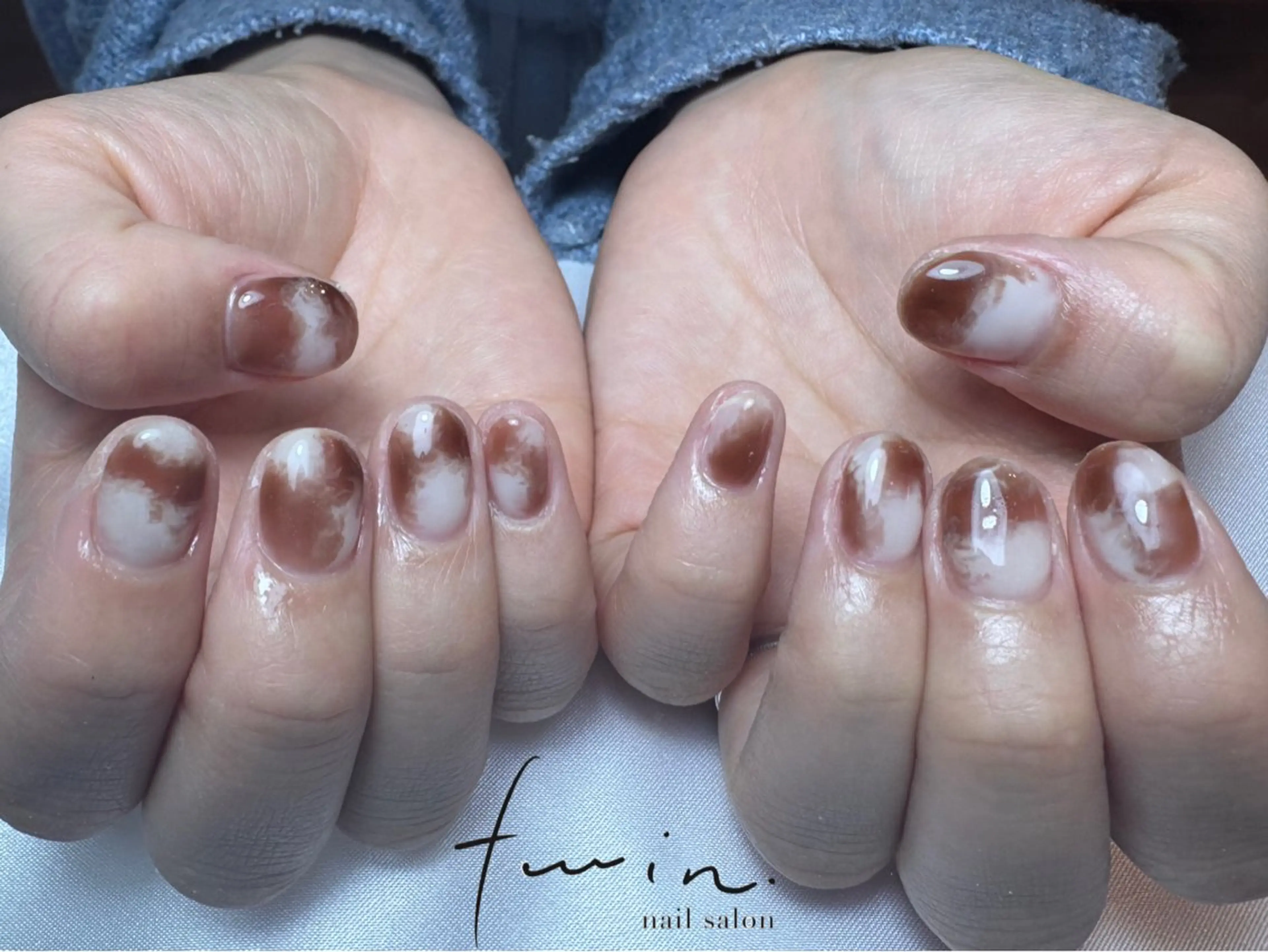 【オフあり】カフェラテネイルの写真