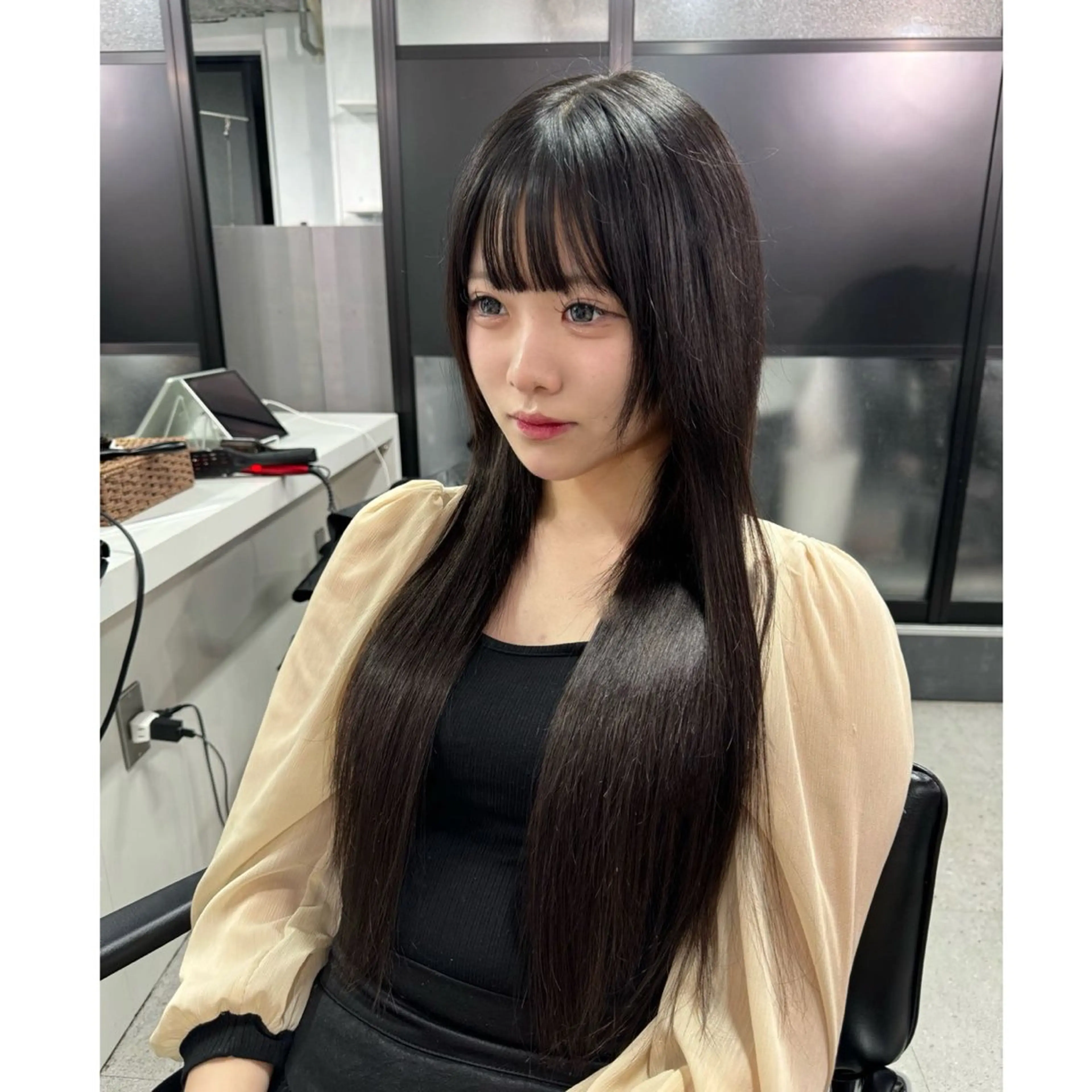 ロング プルエクステ エクステ 🌈レイヤー×髪質改 善TR🌈タツヒコのヘアスタイル