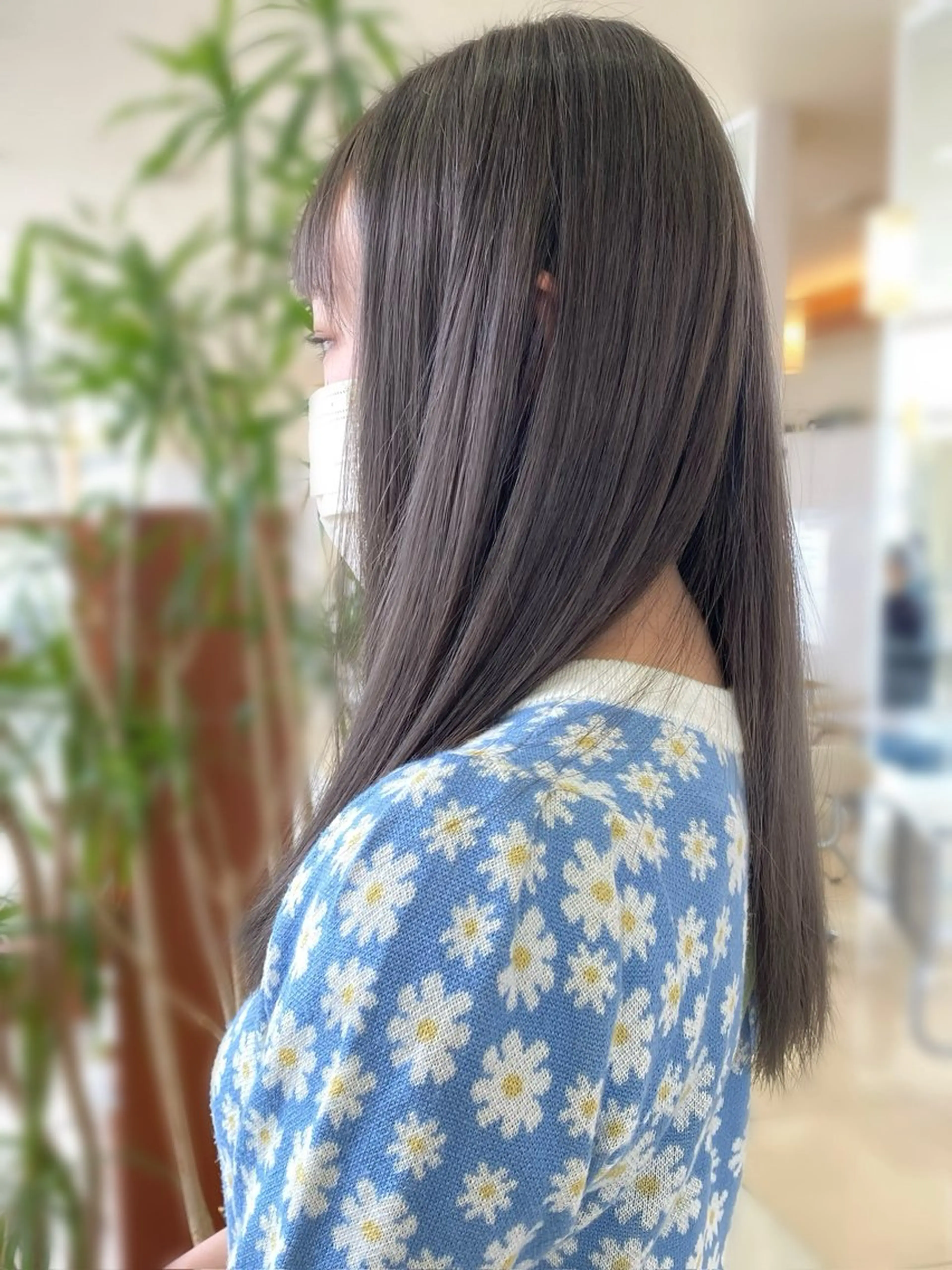 カラー ブリーチ 髪質改善 ヘアカラー トリートメント 💖透明感カラー 板倉百花💖のヘアスタイル