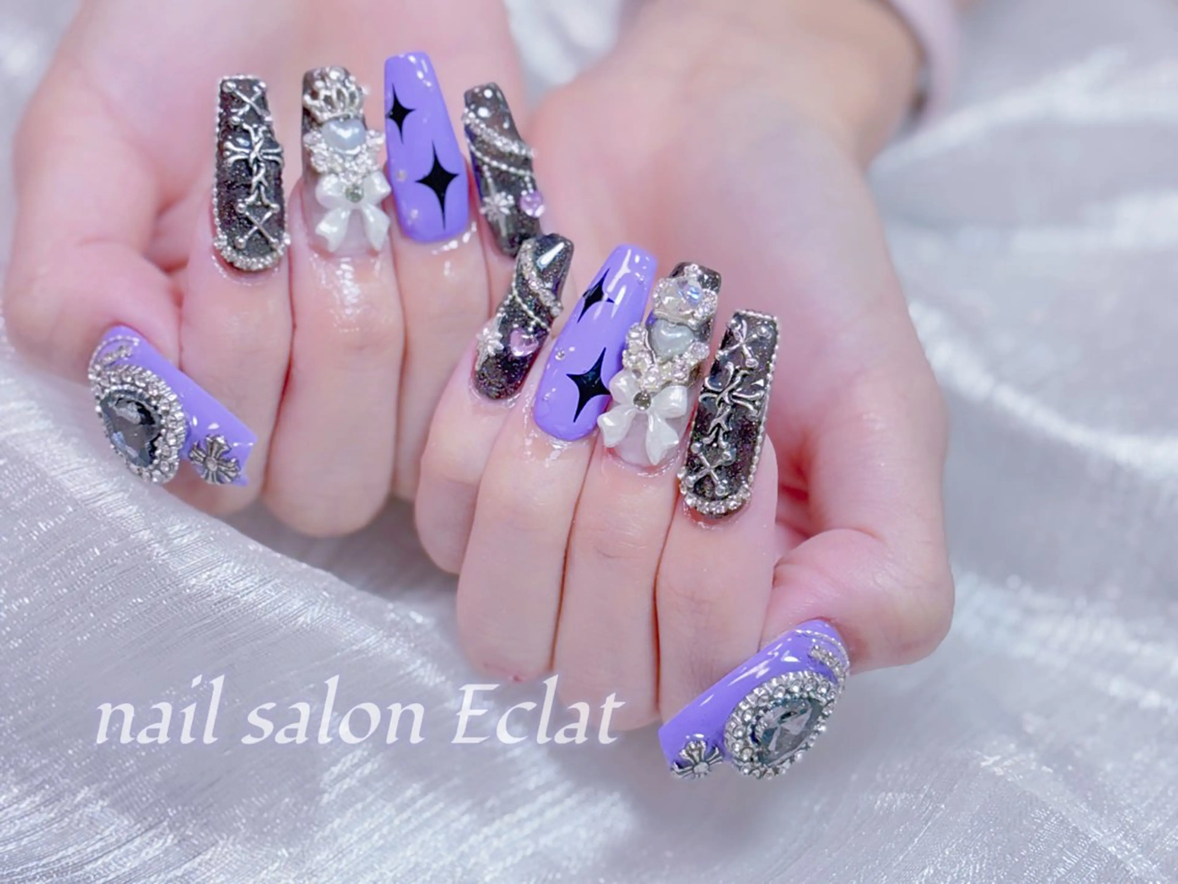 ネイル ハンドネイル ネイルサロンエクラ 🫧Shizukaのネイルデザイン