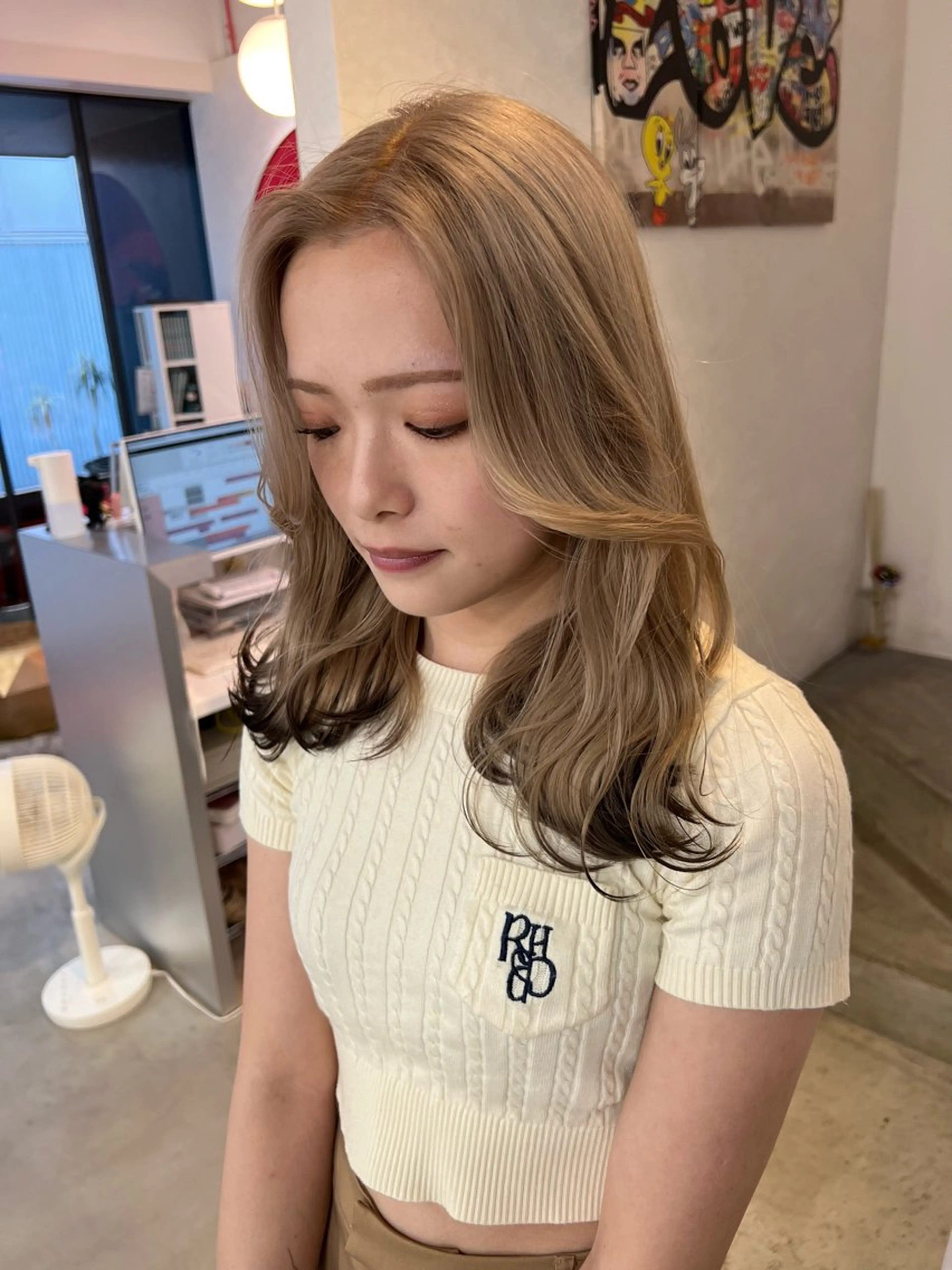 ミディアム 浅井 大雅のヘアスタイル