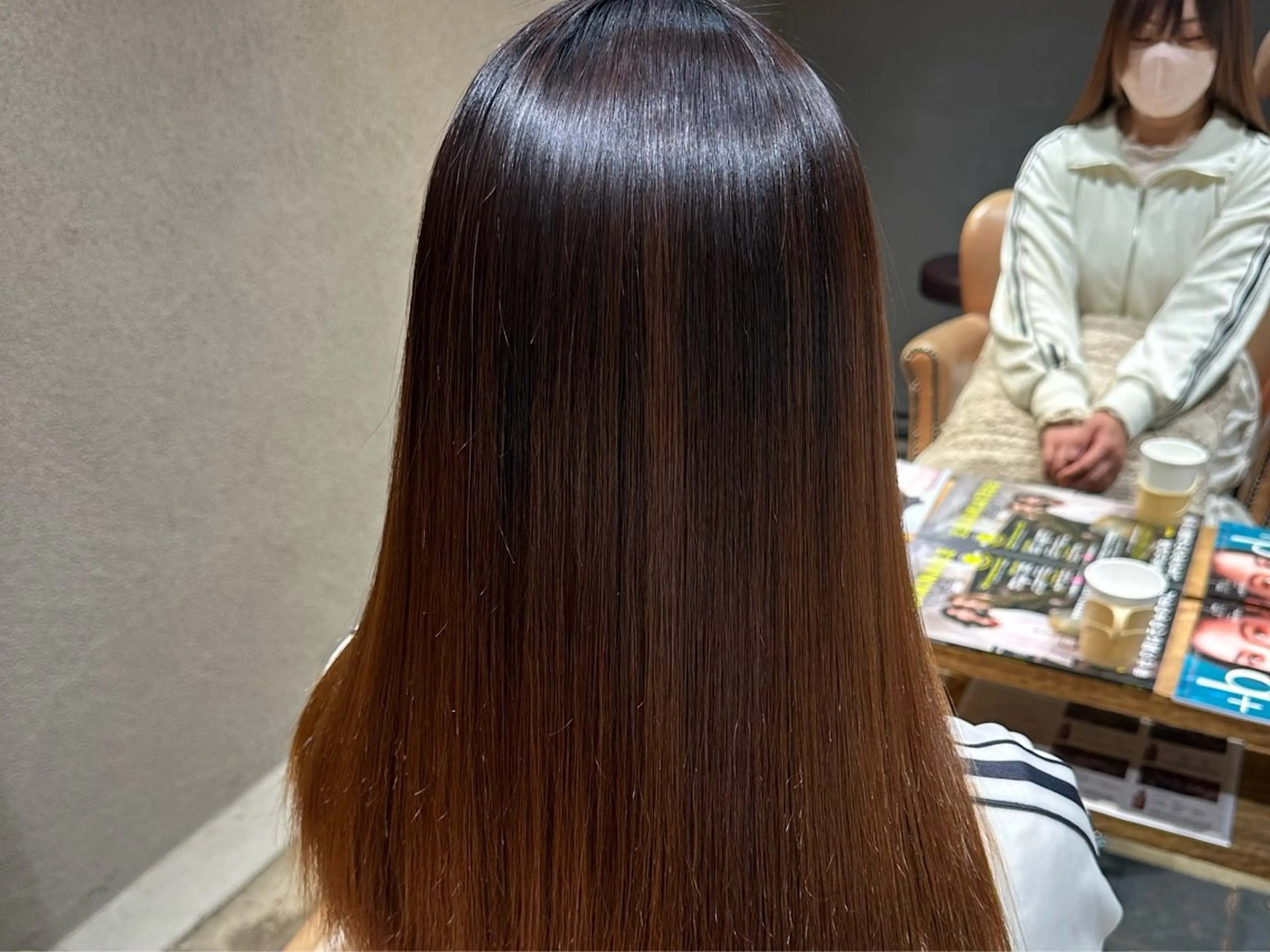 💎韓国水光バング💎前髪縮毛＋【美髪トリートメント】🫧うるツヤ韓国前髪に✨の写真