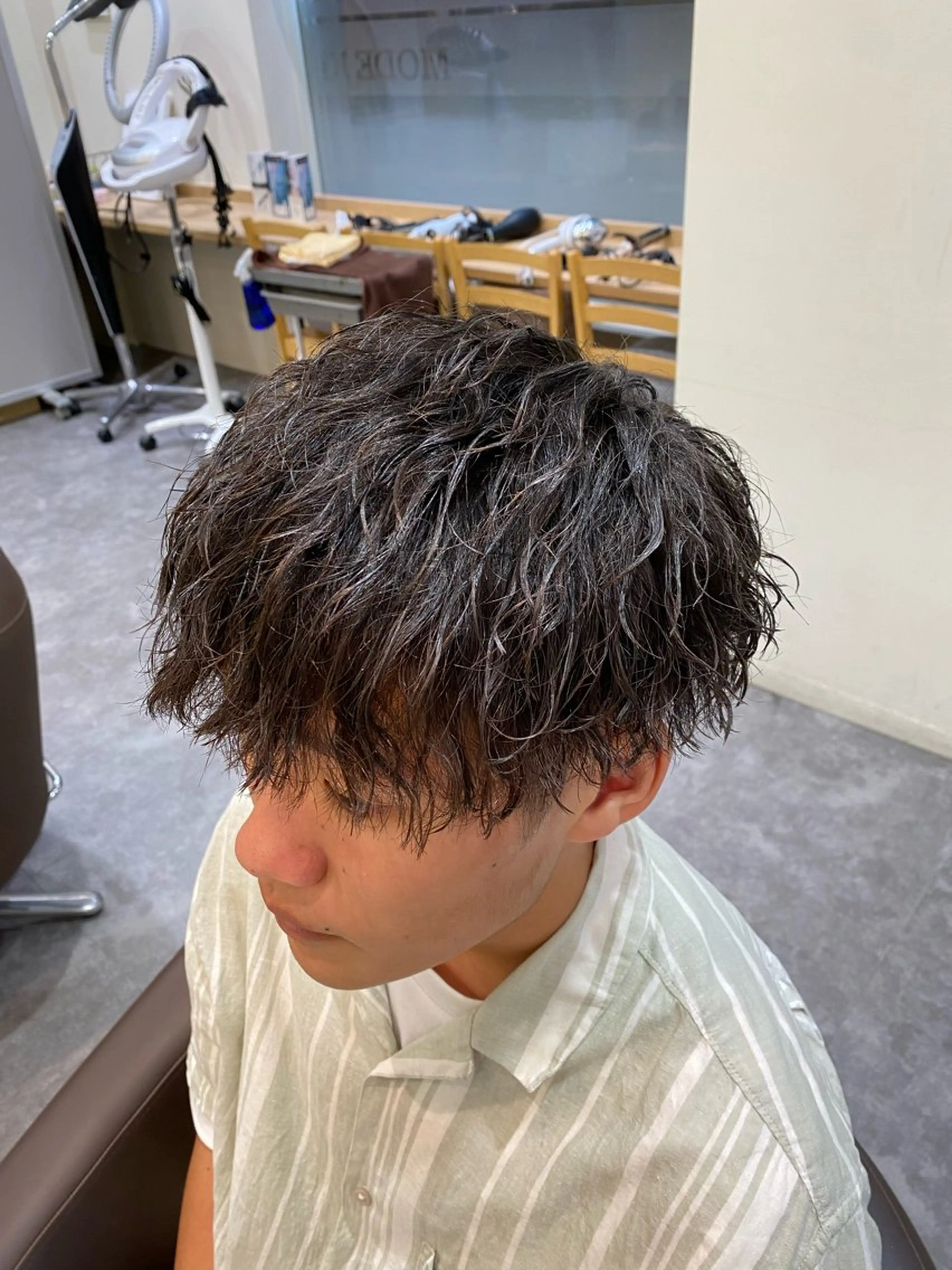 パーマ メンズ メンズ特化LIBER 石川玲央のヘアスタイル