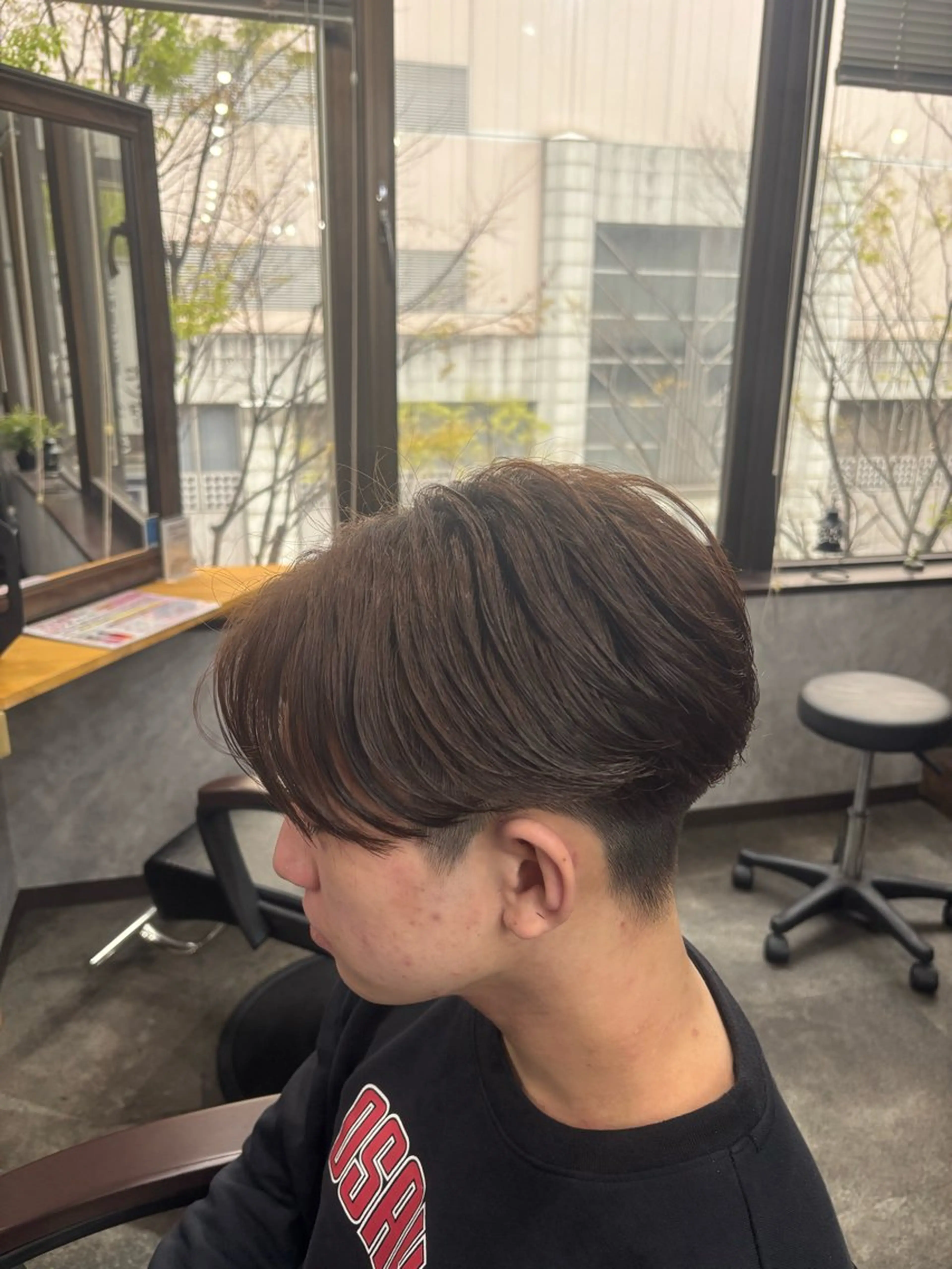 ミディアム パーマ メンズ カット 縮毛矯正 トリートメント 👑錦糸町/毛流れ パーマ特化/NORIのヘアスタイル