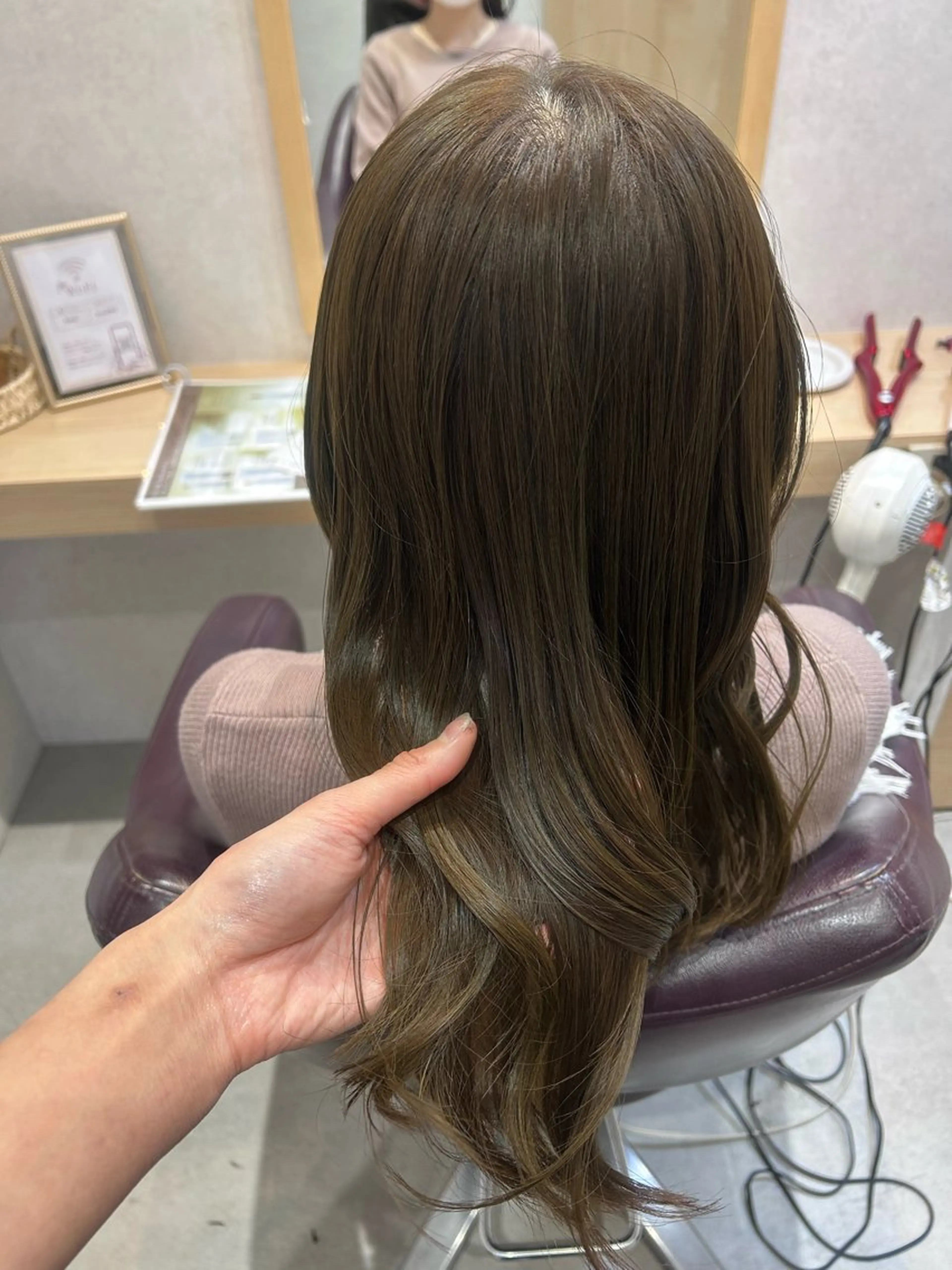 セミロング maoお洒落ヘア🎀 bob絶妙colorのヘアスタイル