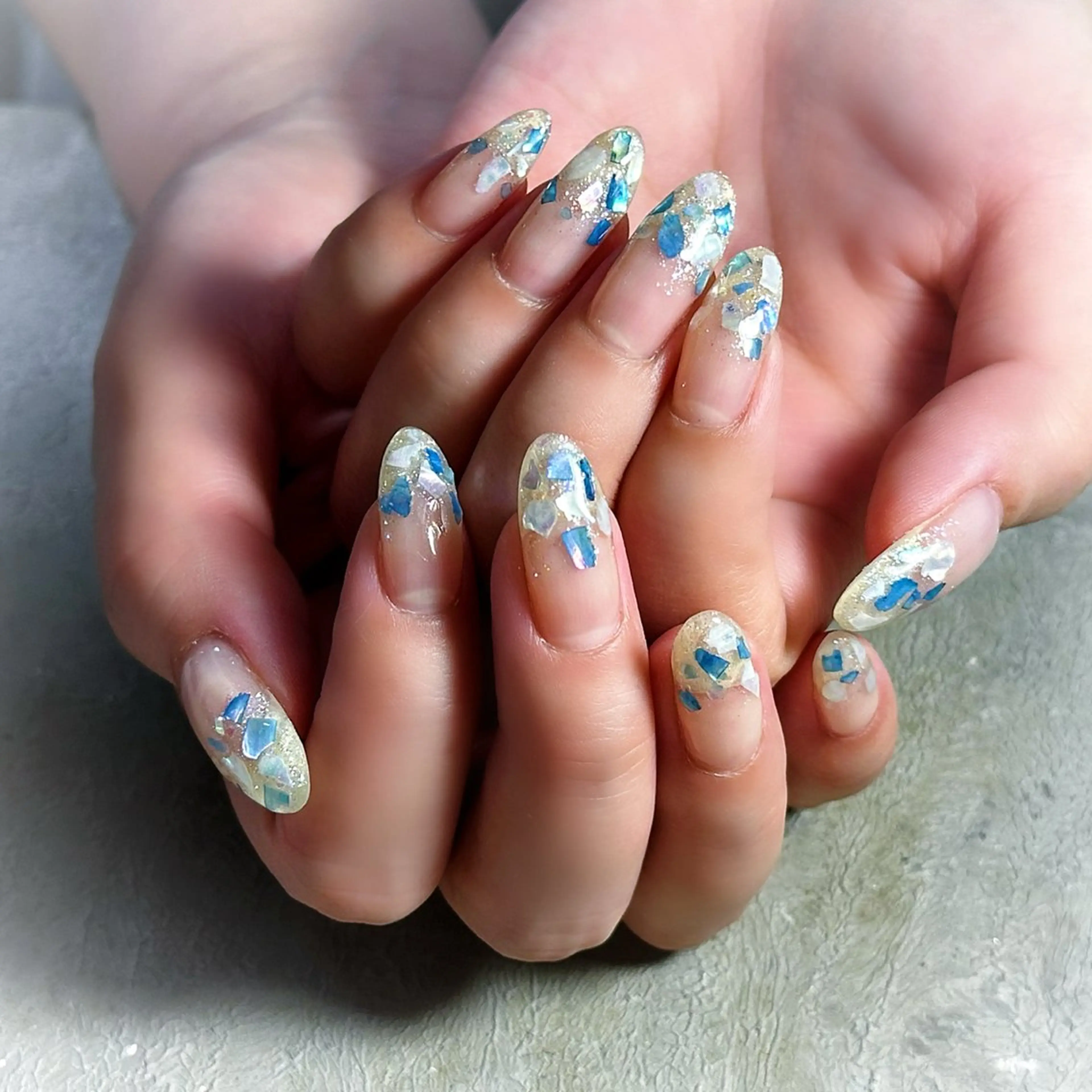 ネイル アートネイル キラキラネイル ラメ(グリッター) ハンドネイル Éclat~エクラ~ Mizukiのネイルデザイン