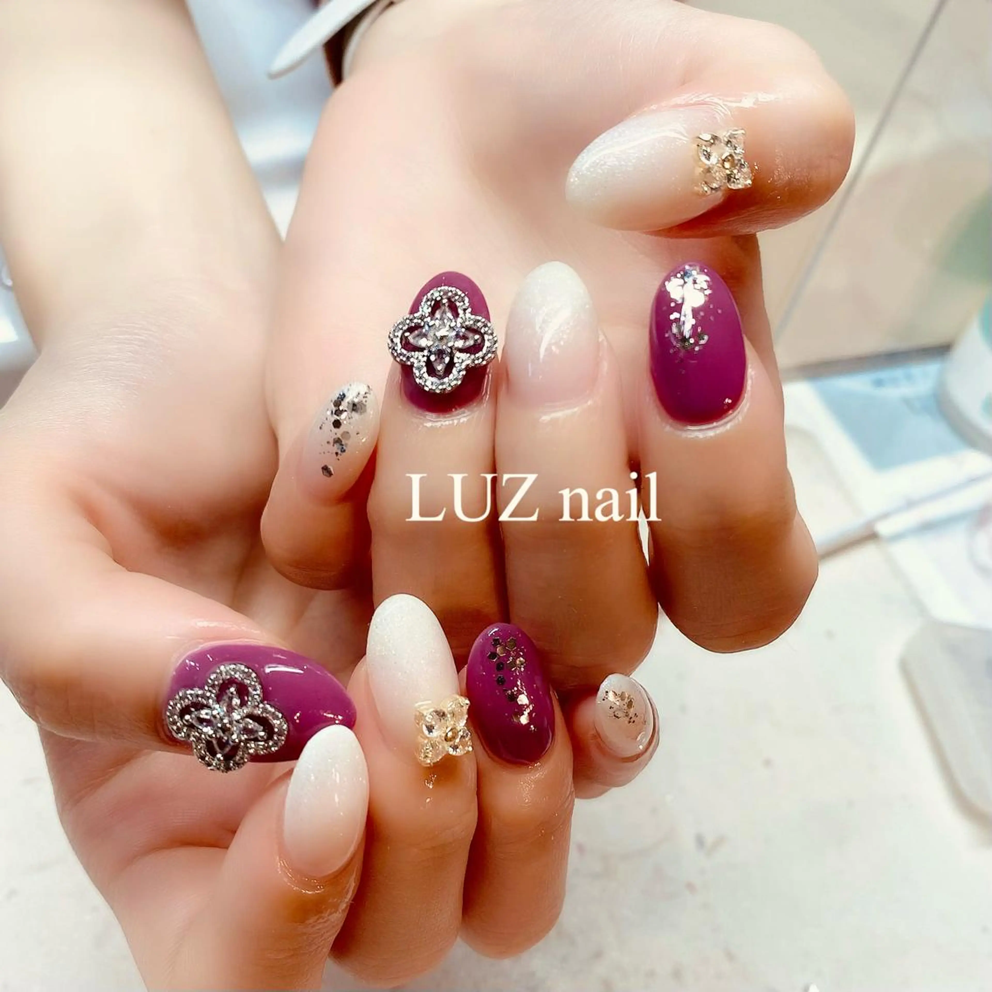 ロング ネイル パラジェル lira nailのネイルデザイン