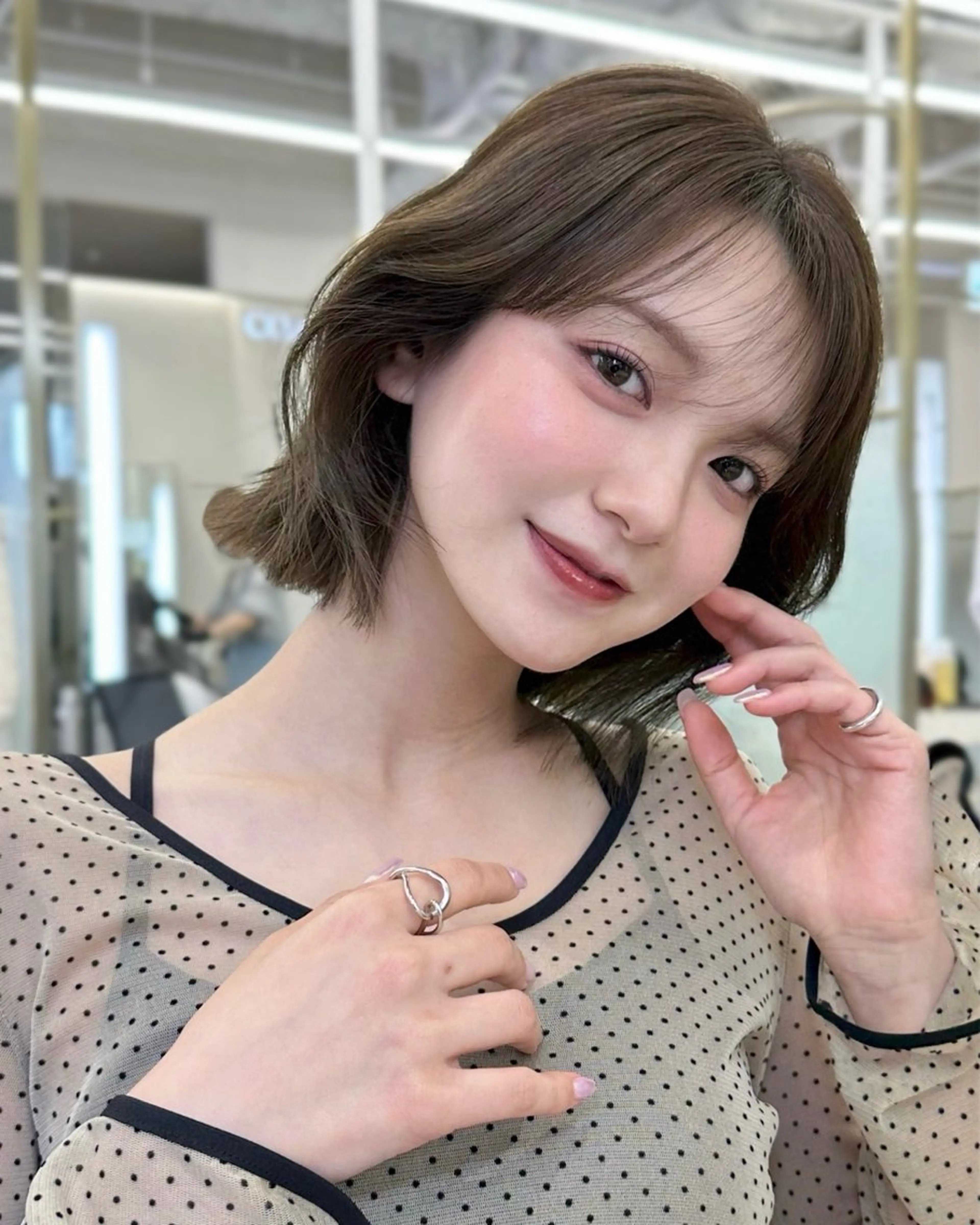 ショート ボブ くびれヘア yume. COA GINZAのヘアスタイル