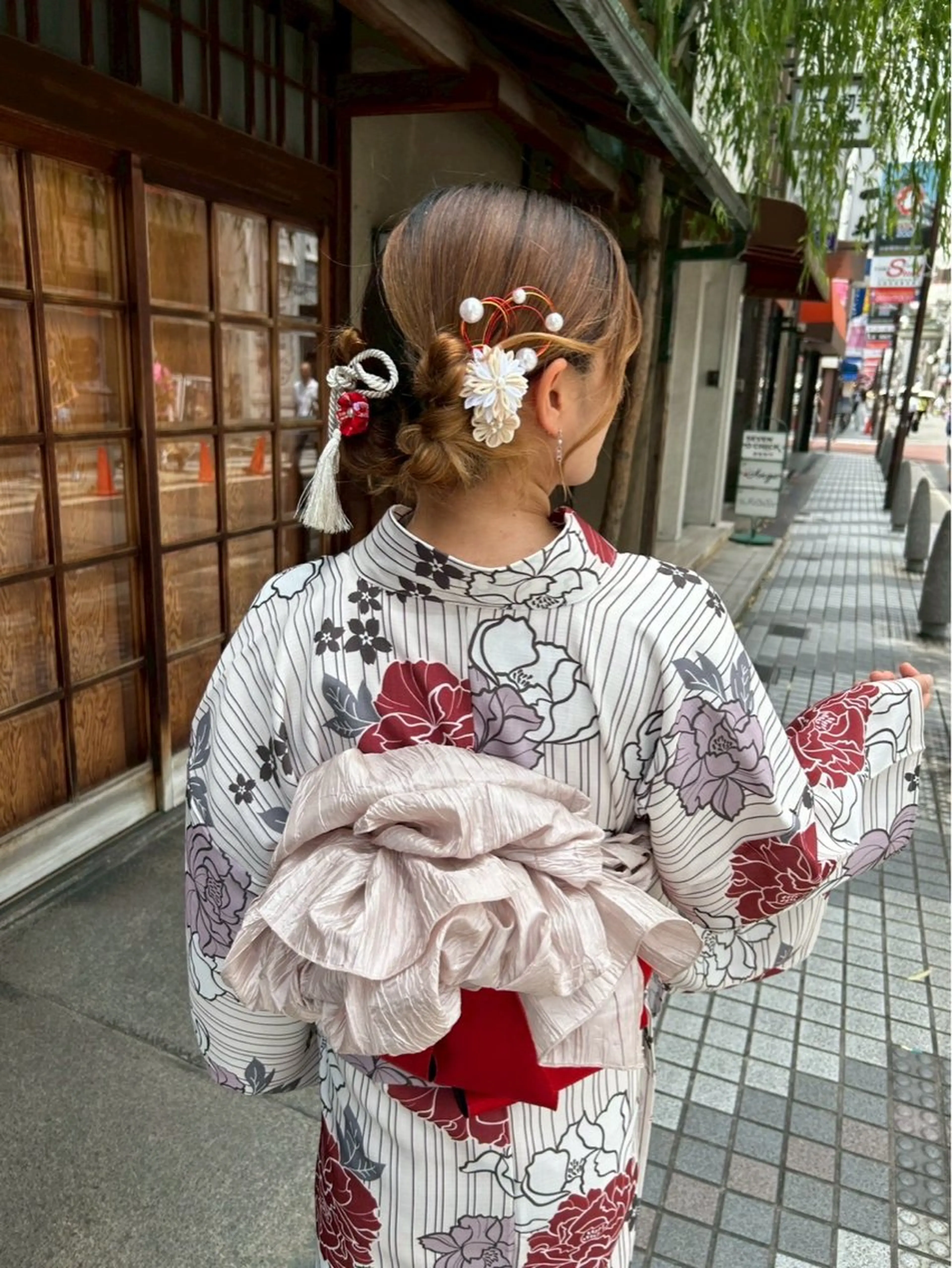 ヘアアレンジ 着付け へアセット/心斎橋 支持率No.1✨🌈のヘアスタイル