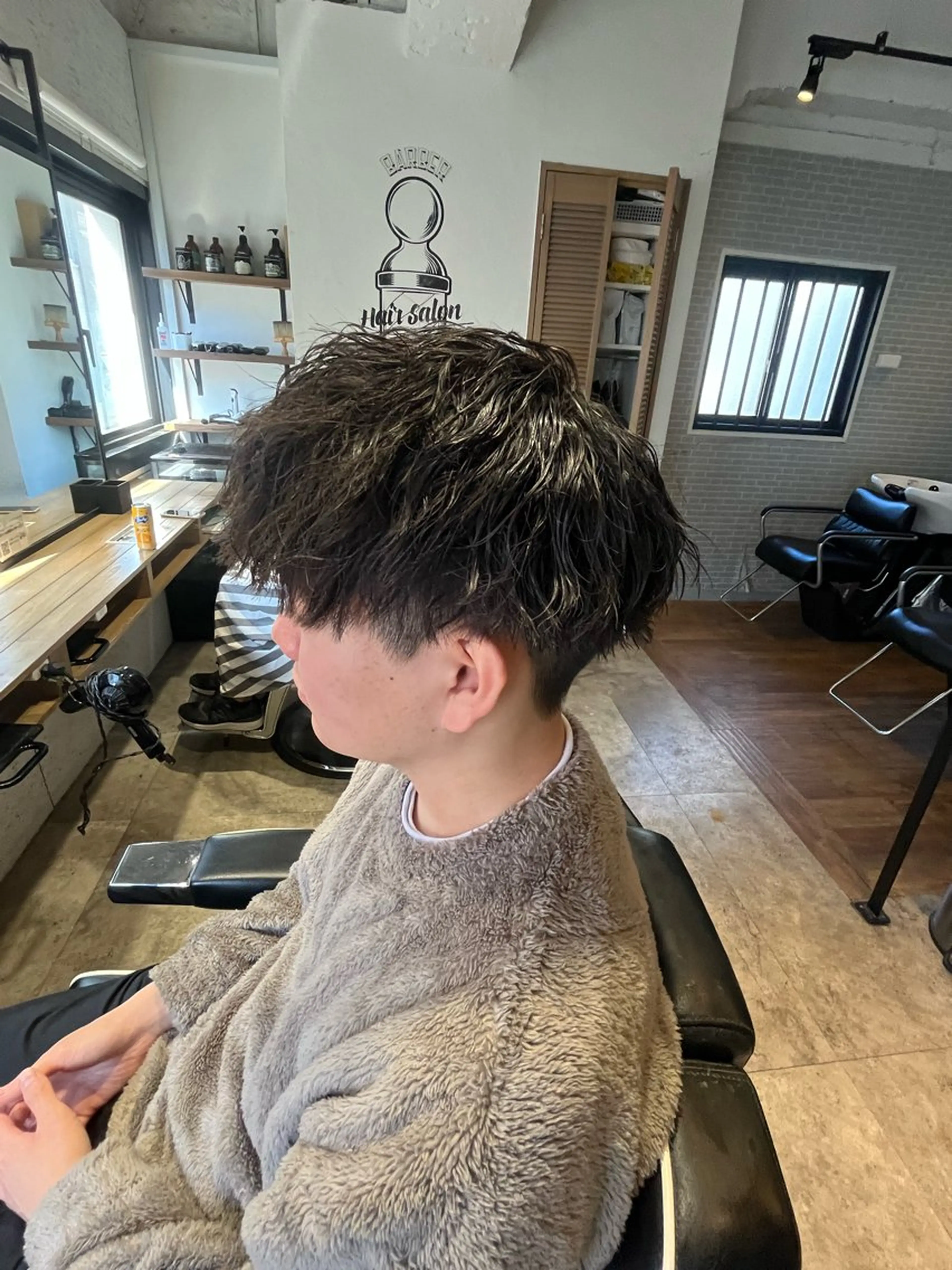 パーマ メンズ カット パーマ 清水 men'sパーマ特化のヘアスタイル