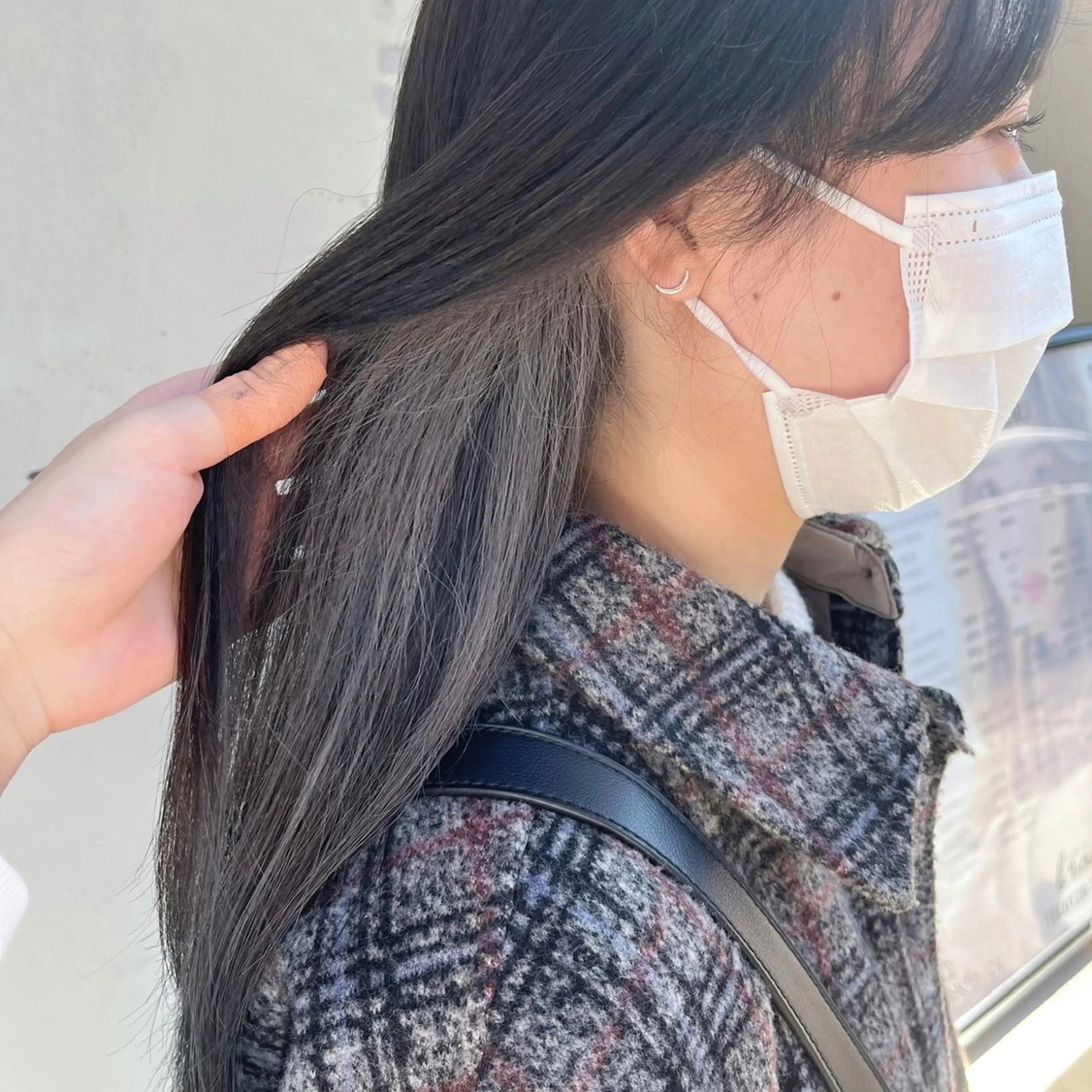 ロング カラー uni 江坂🦋 木下風子のヘアスタイル