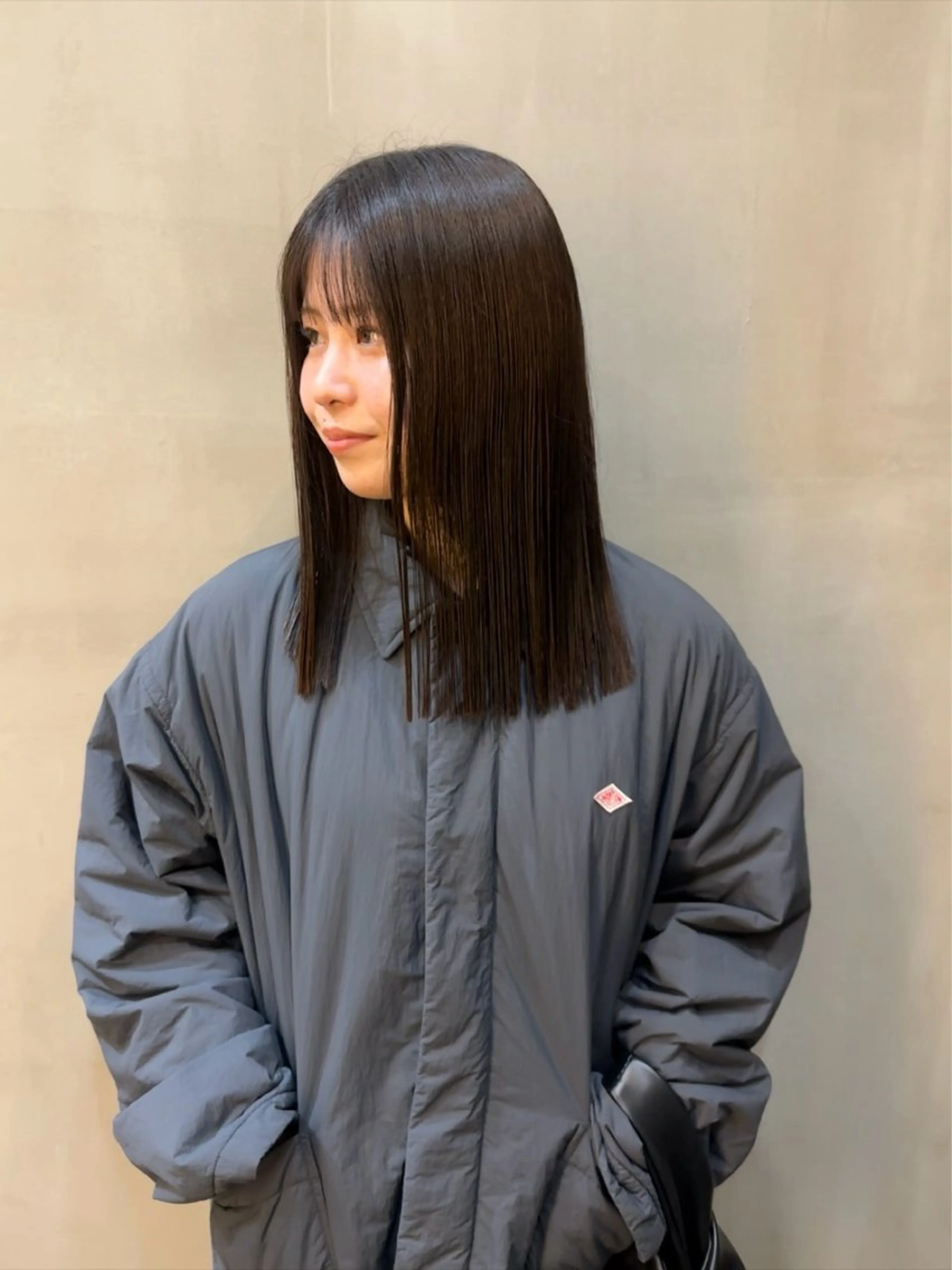 セミロング トリートメント ハシヅメ キョウカのヘアスタイル