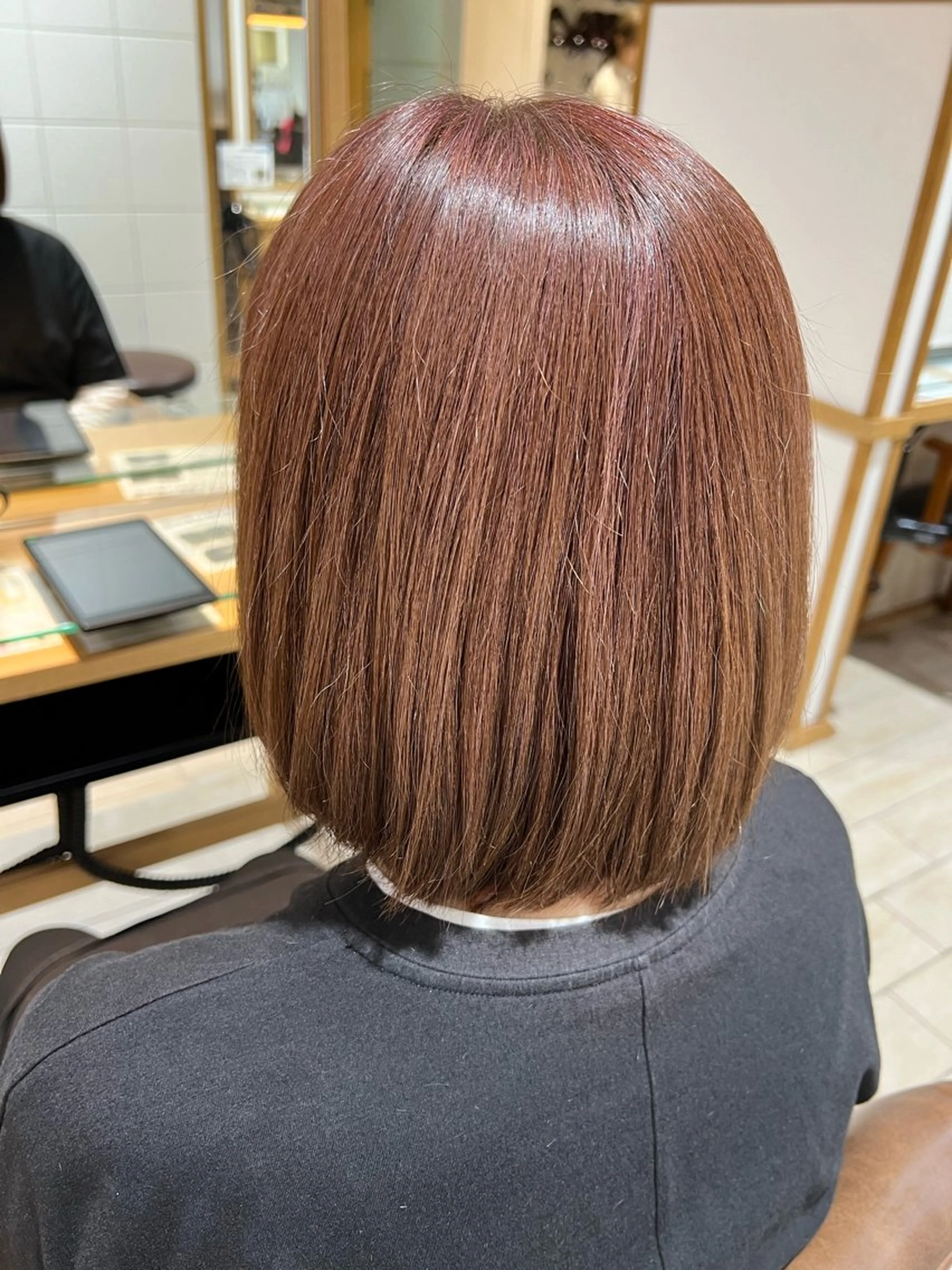 ミディアム カラー ベージュカラー ブリーチ ハイライトカラー ピンクカラー ピンクベージュ 🍓🍇 MAHO💞のヘアスタイル