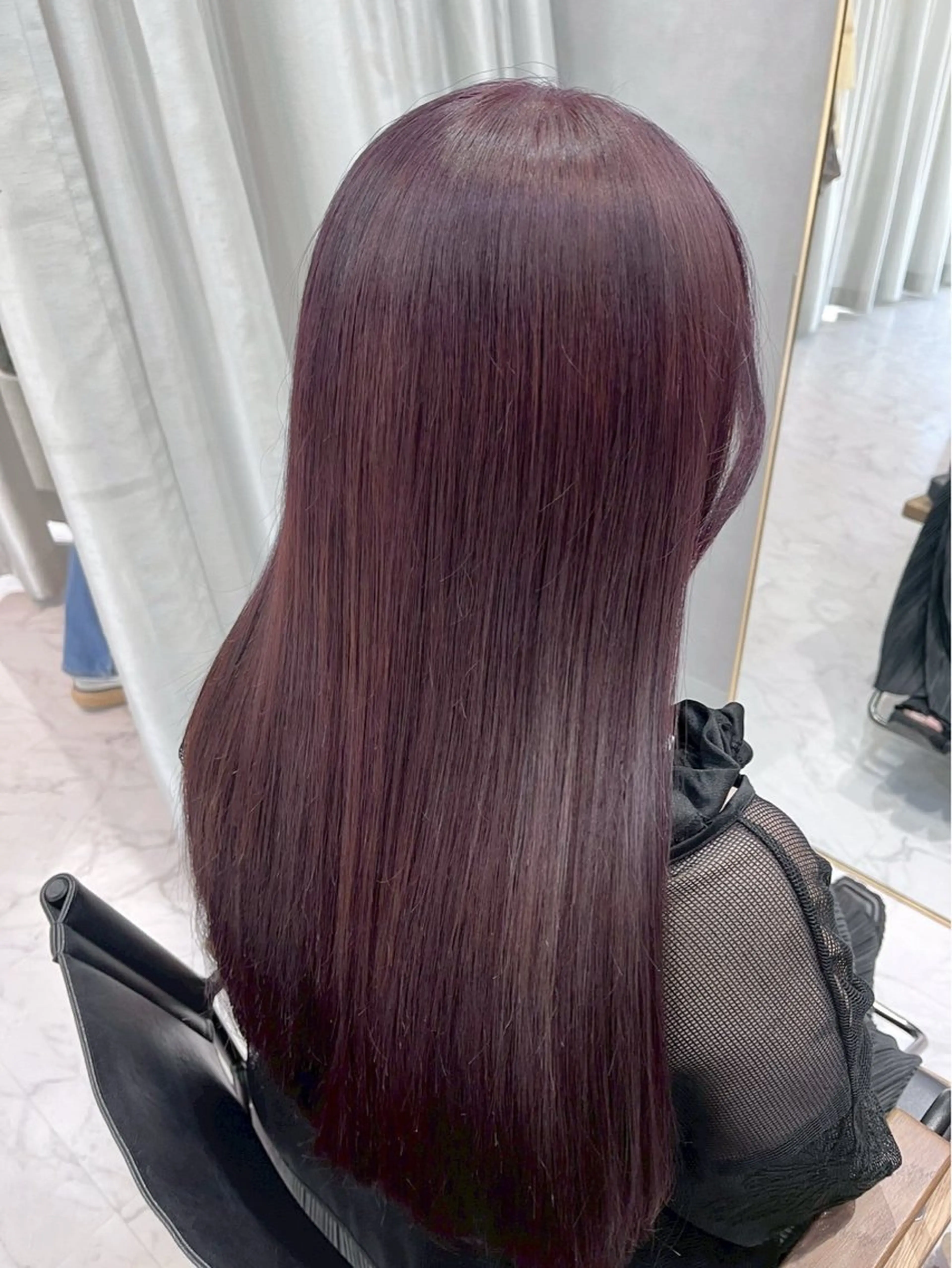 ロング カラー ヘアカラー ハイトーン/韓国風/ 艶髪/吉祥寺のヘアスタイル