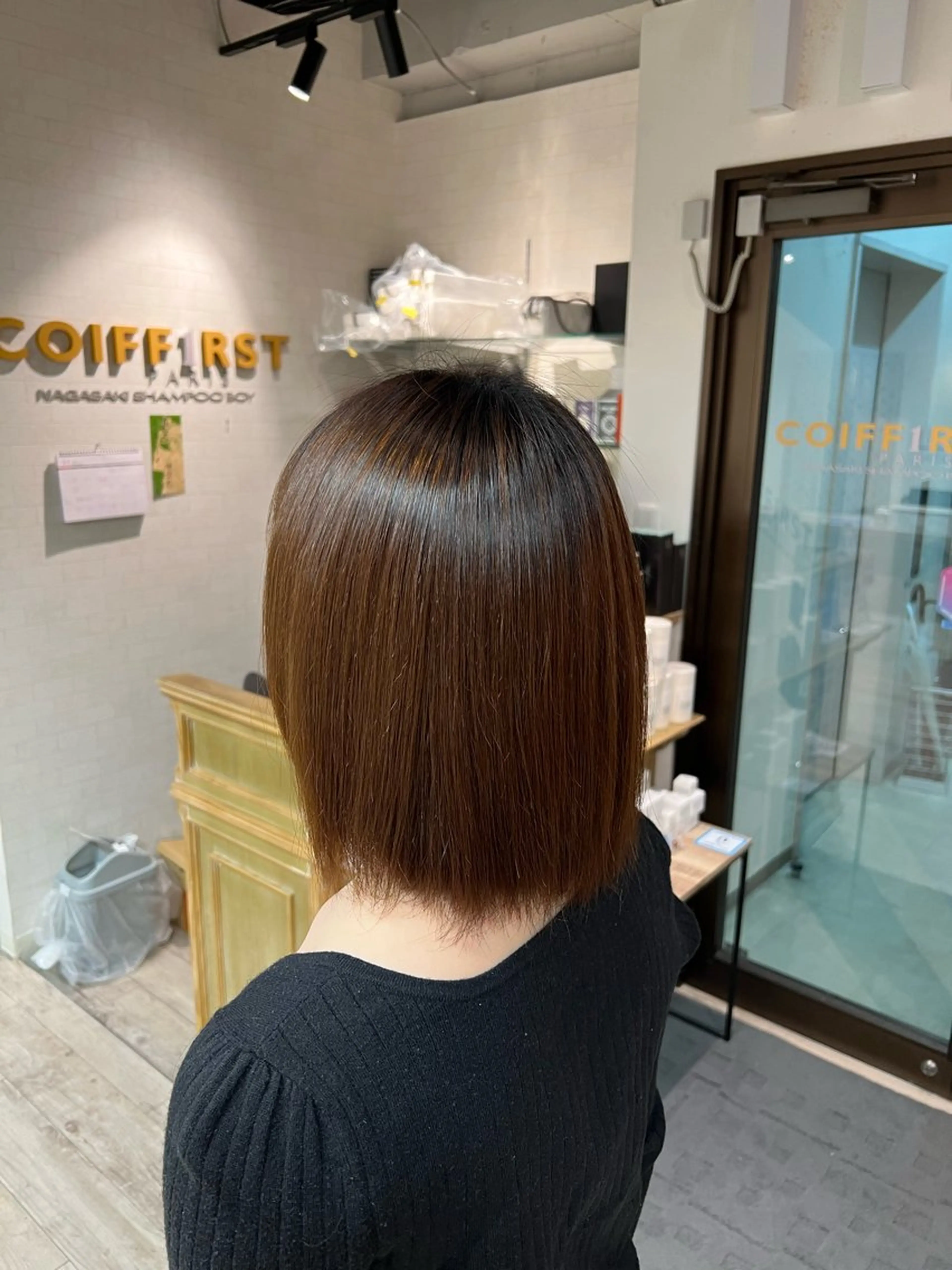 ショート 髪質改善 縮毛矯正 林 龍誠のヘアスタイル