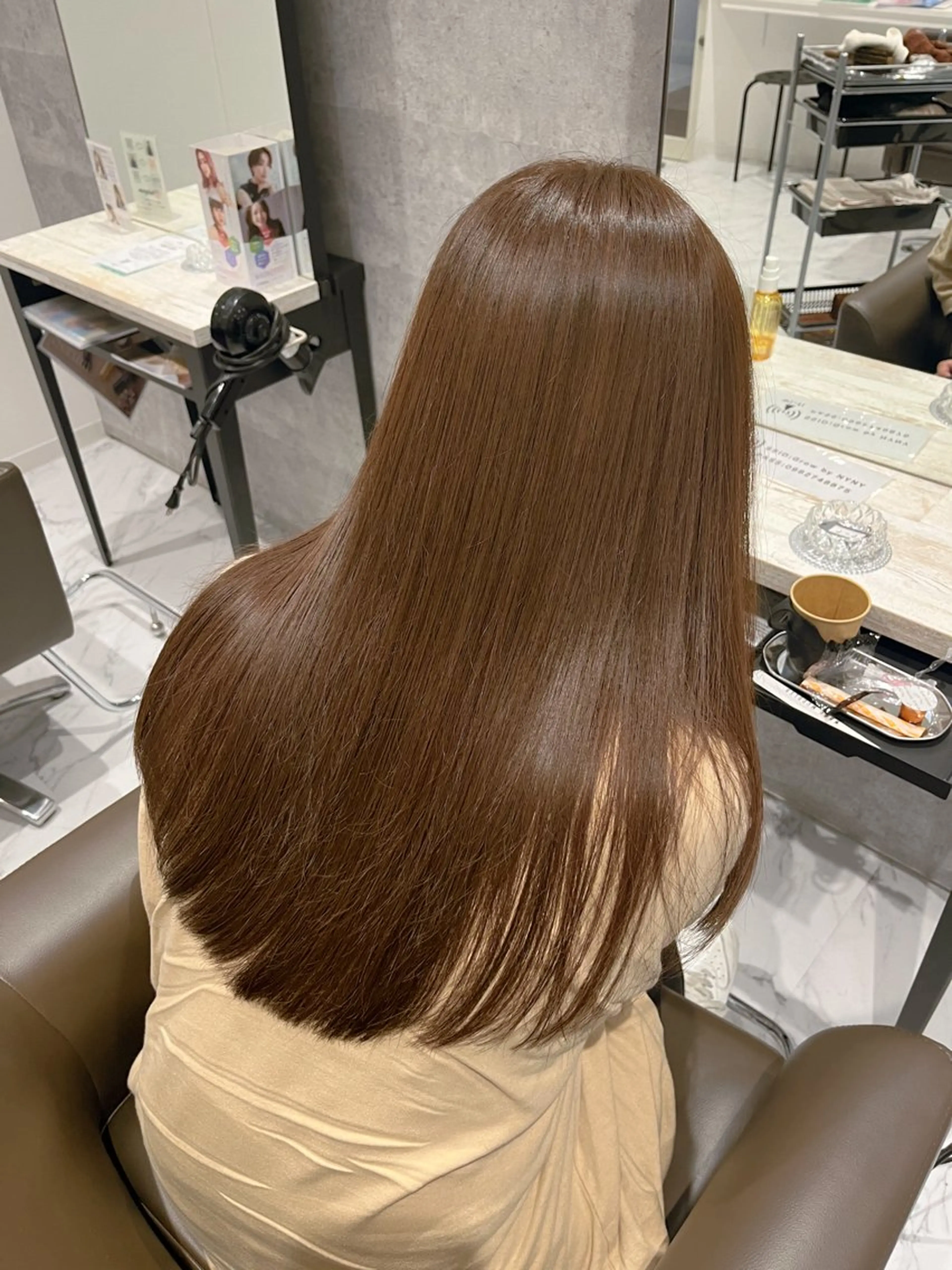 ロング ヘアカラー トリートメント Grow by NYNY 田代 紀恵のヘアスタイル