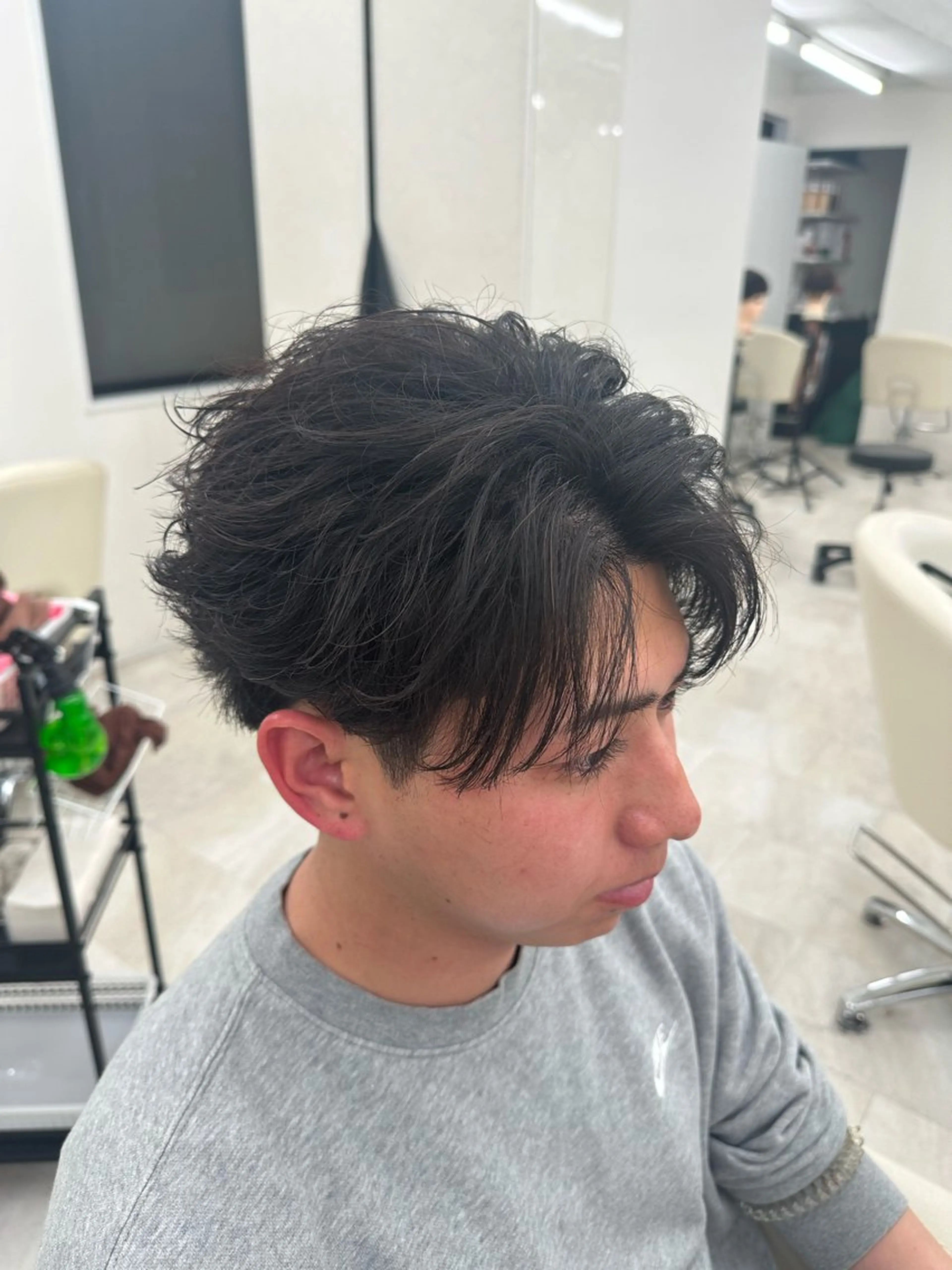 パーマ メンズ カット パーマ トリートメント 【パーマの達人】 💎メンズ特化🔥徹のヘアスタイル