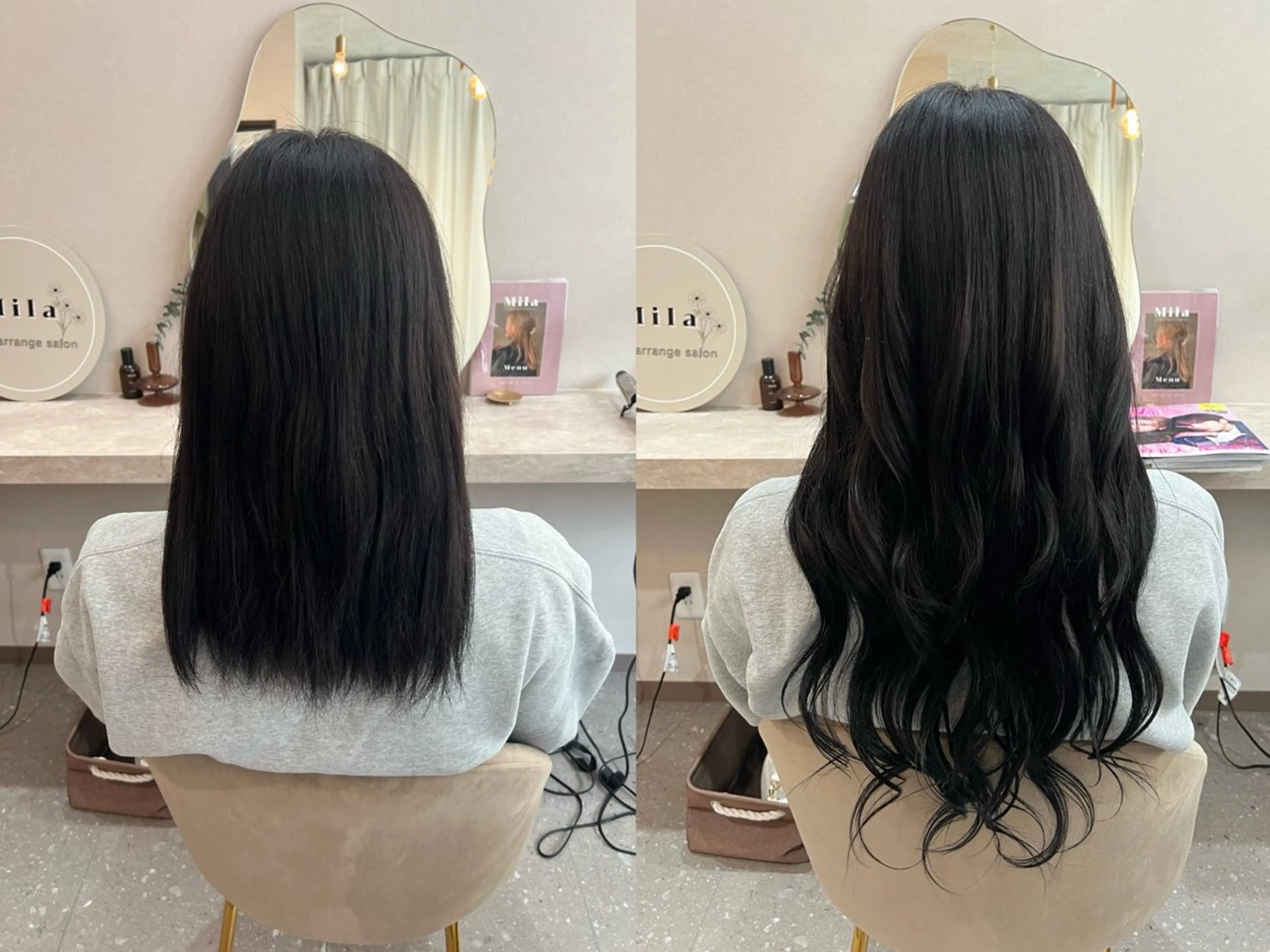 セミロング Mila misakiのヘアスタイル