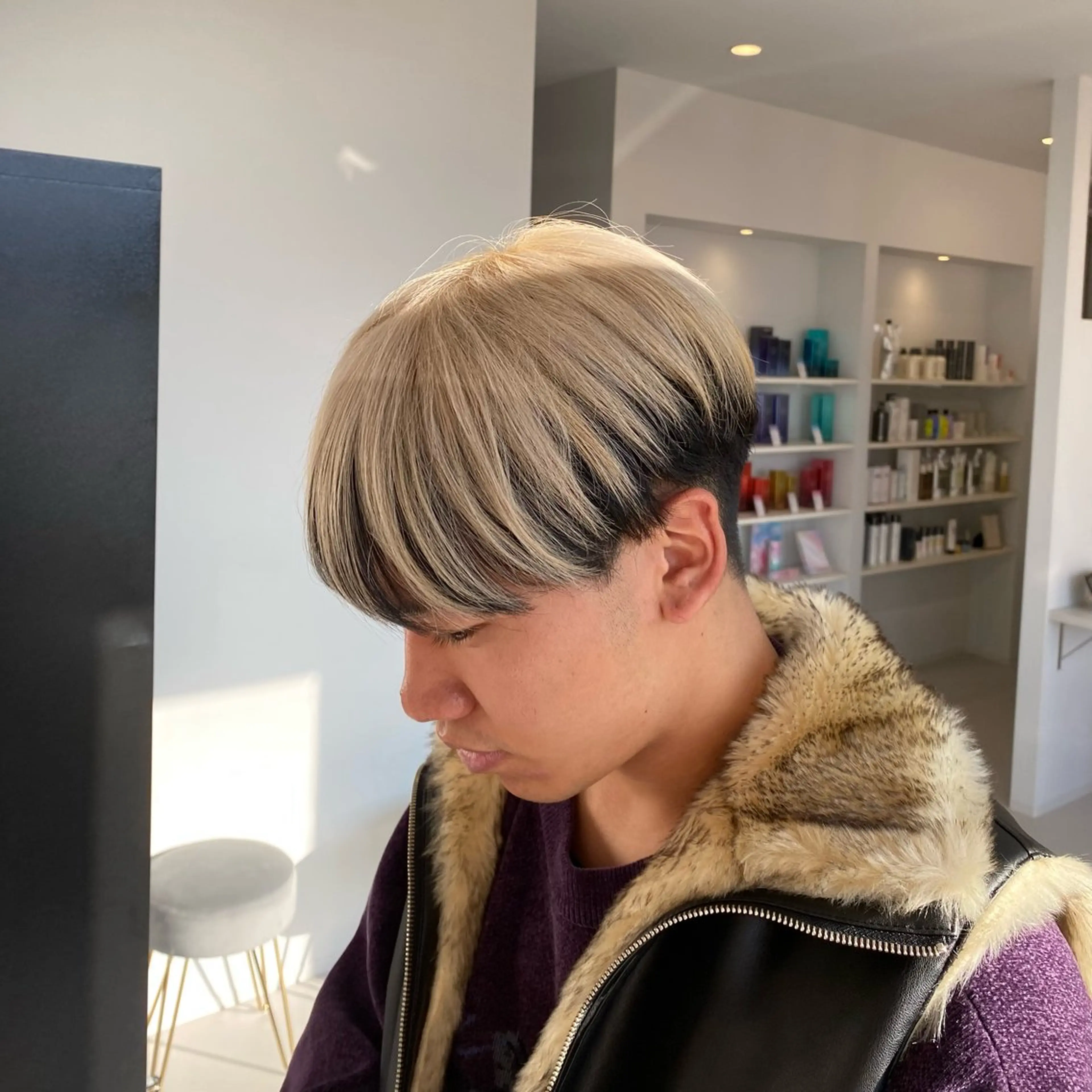 メンズ カット ヘアカラー 藤井 拓也のヘアスタイル