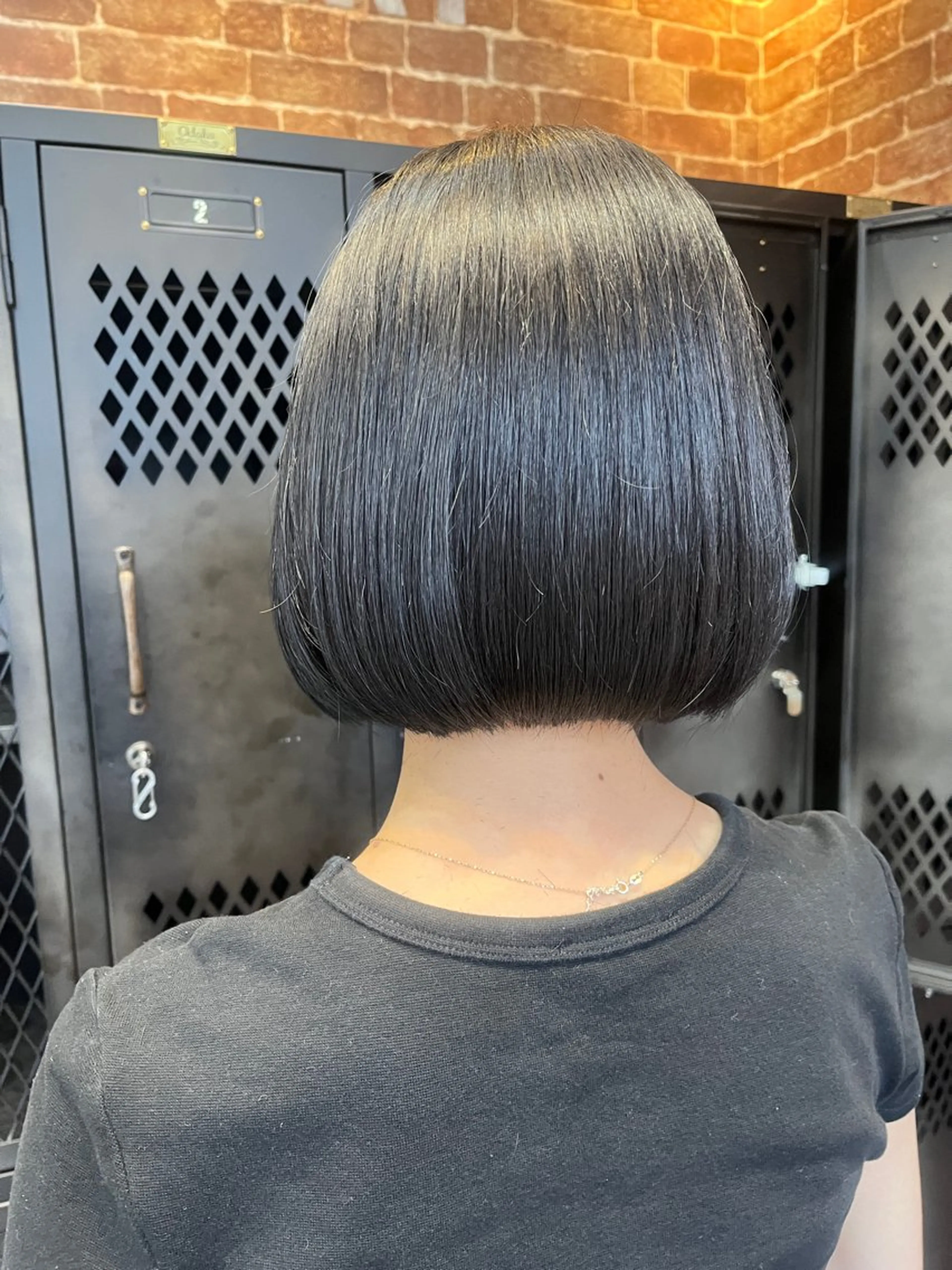 ショート カラー パーマ メンズ 久木原 ゆりのヘアスタイル