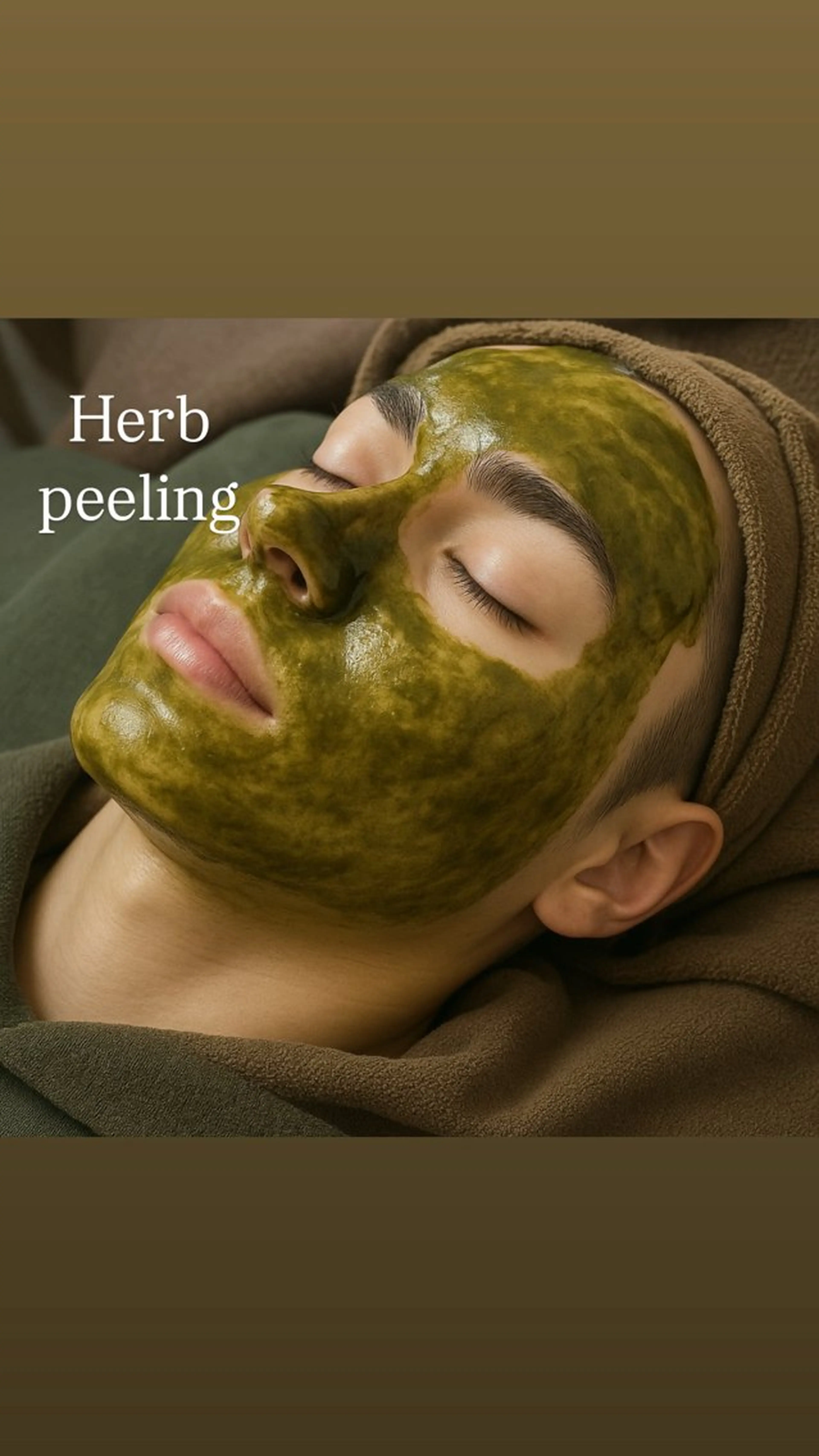 剥離なしハーブピーリング　60分¥6,300⇨［くすみ/ごわつき/ニキビケア/ニキビ/毛穴の開き］の写真