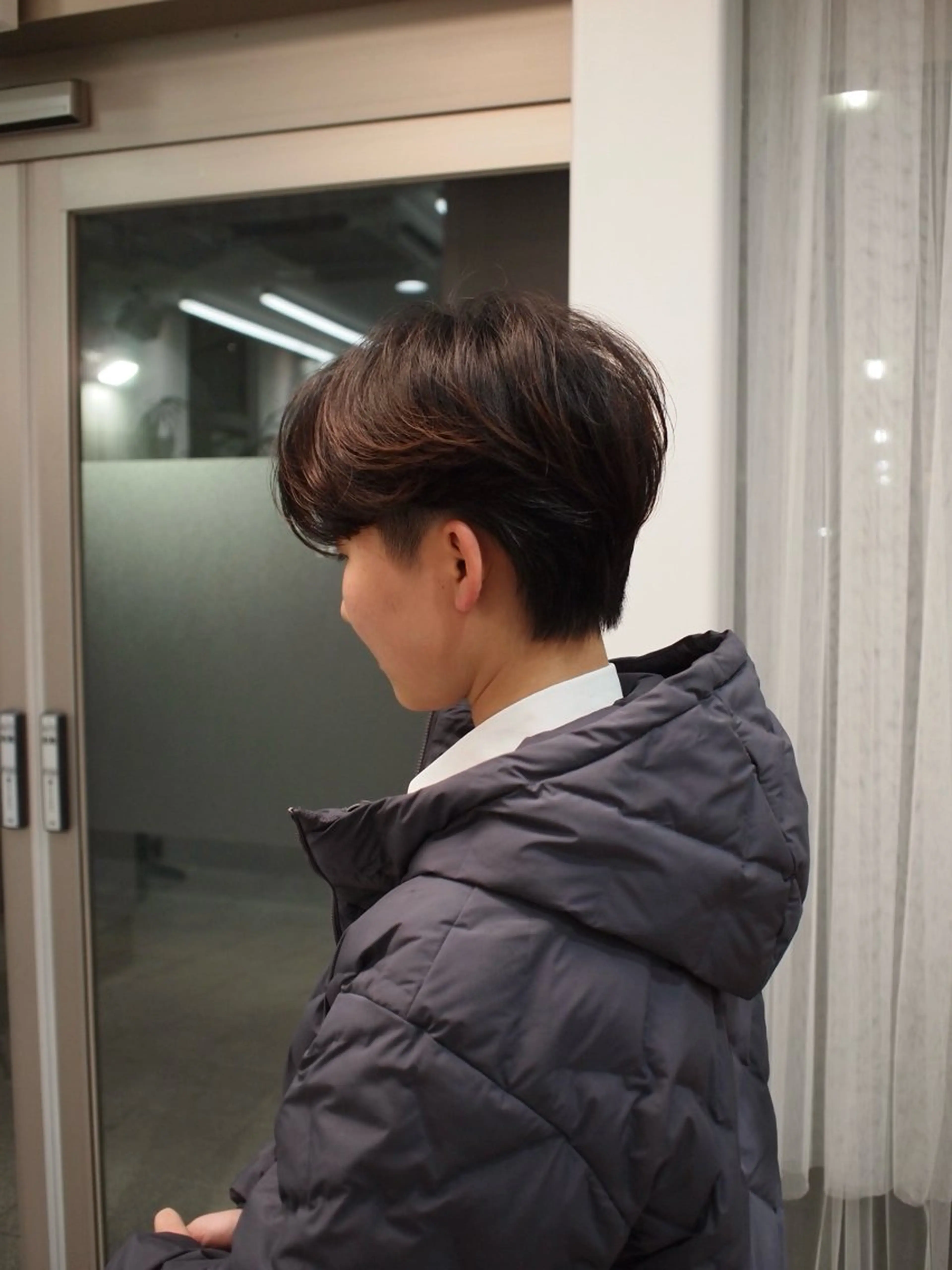 ショート パーマ メンズ 草場 遼子のヘアスタイル