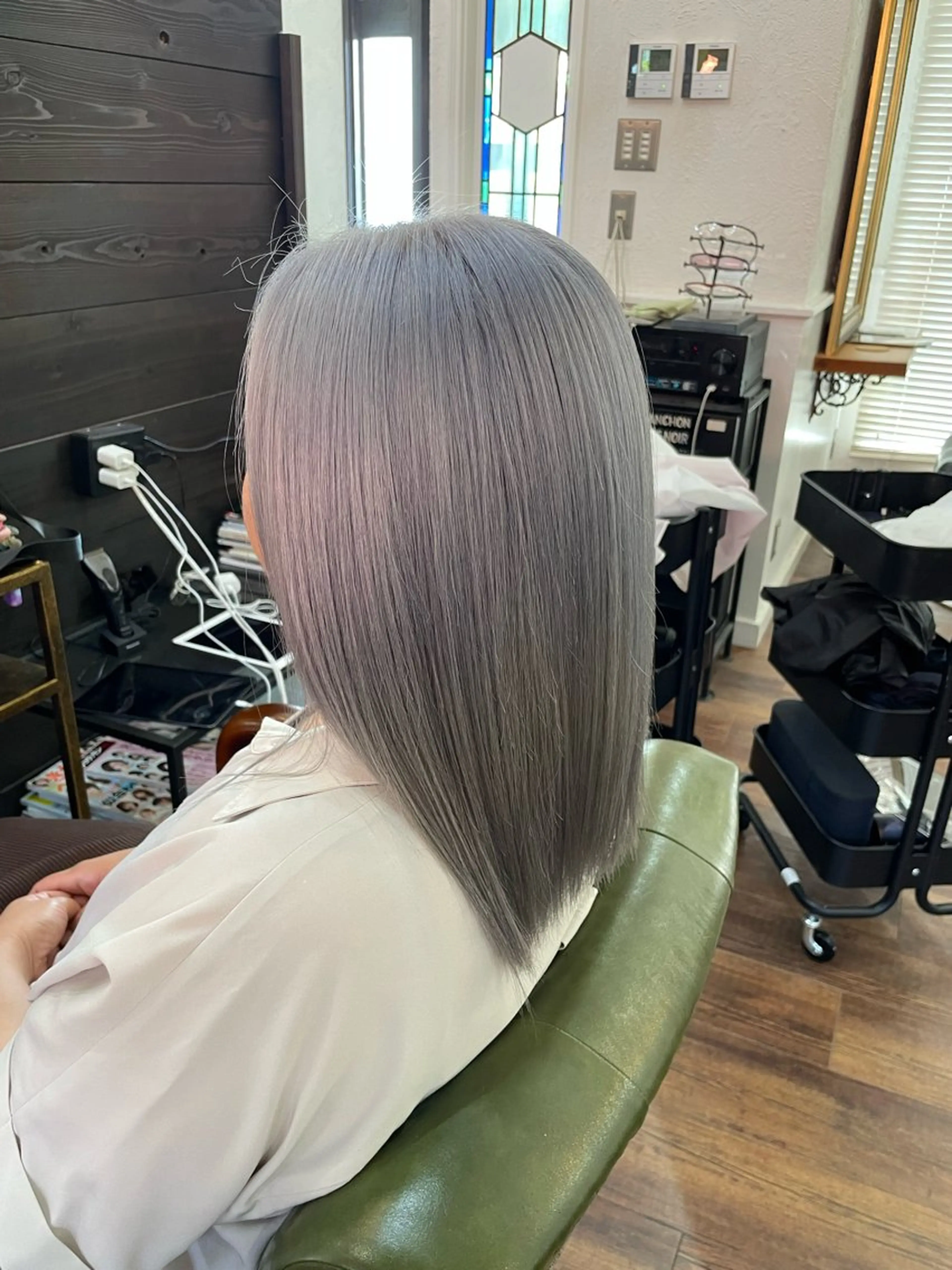 セミロング ヘアカラー 下林 雅明のヘアスタイル