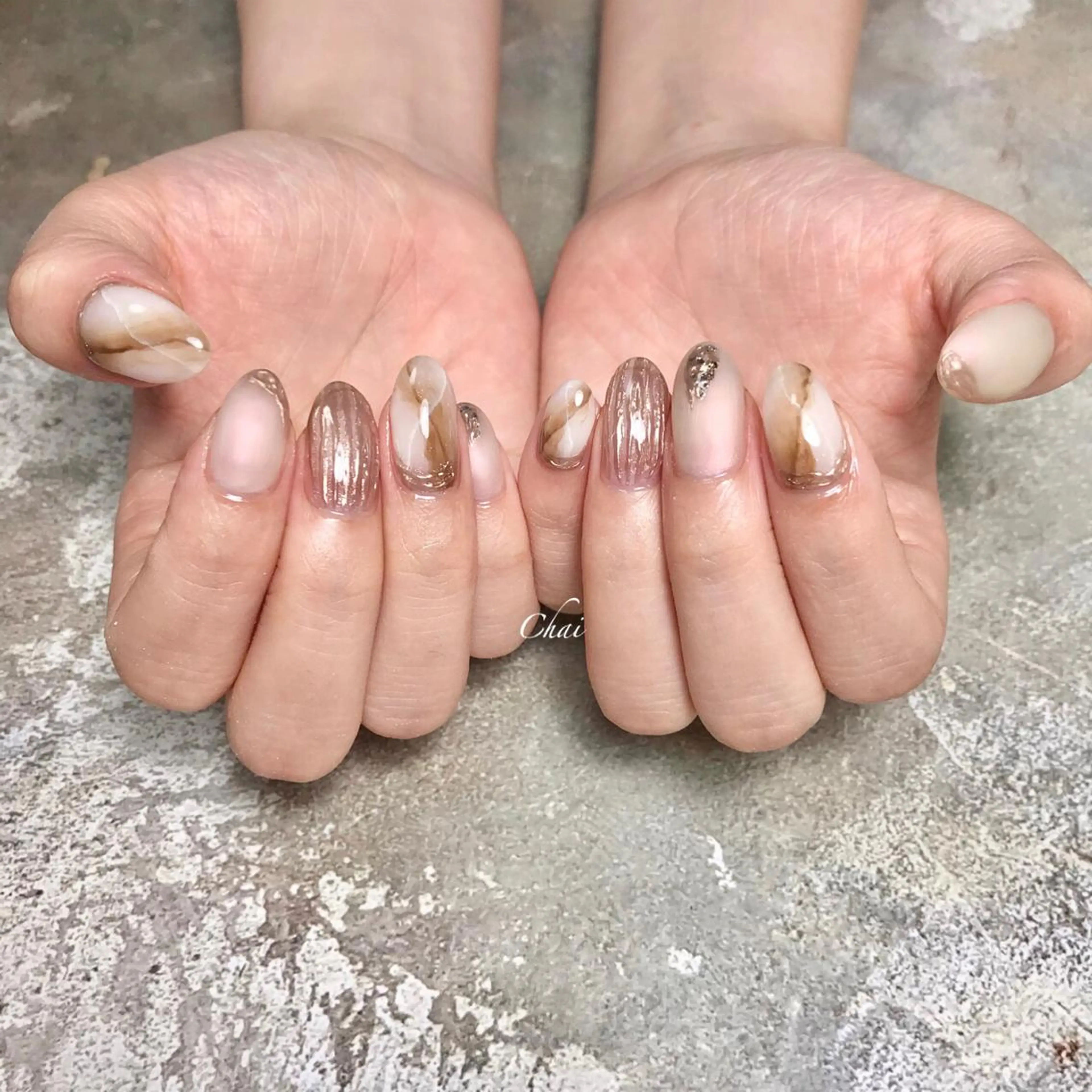 ネイル ハンドネイル 💅chainail _aiのネイルデザイン
