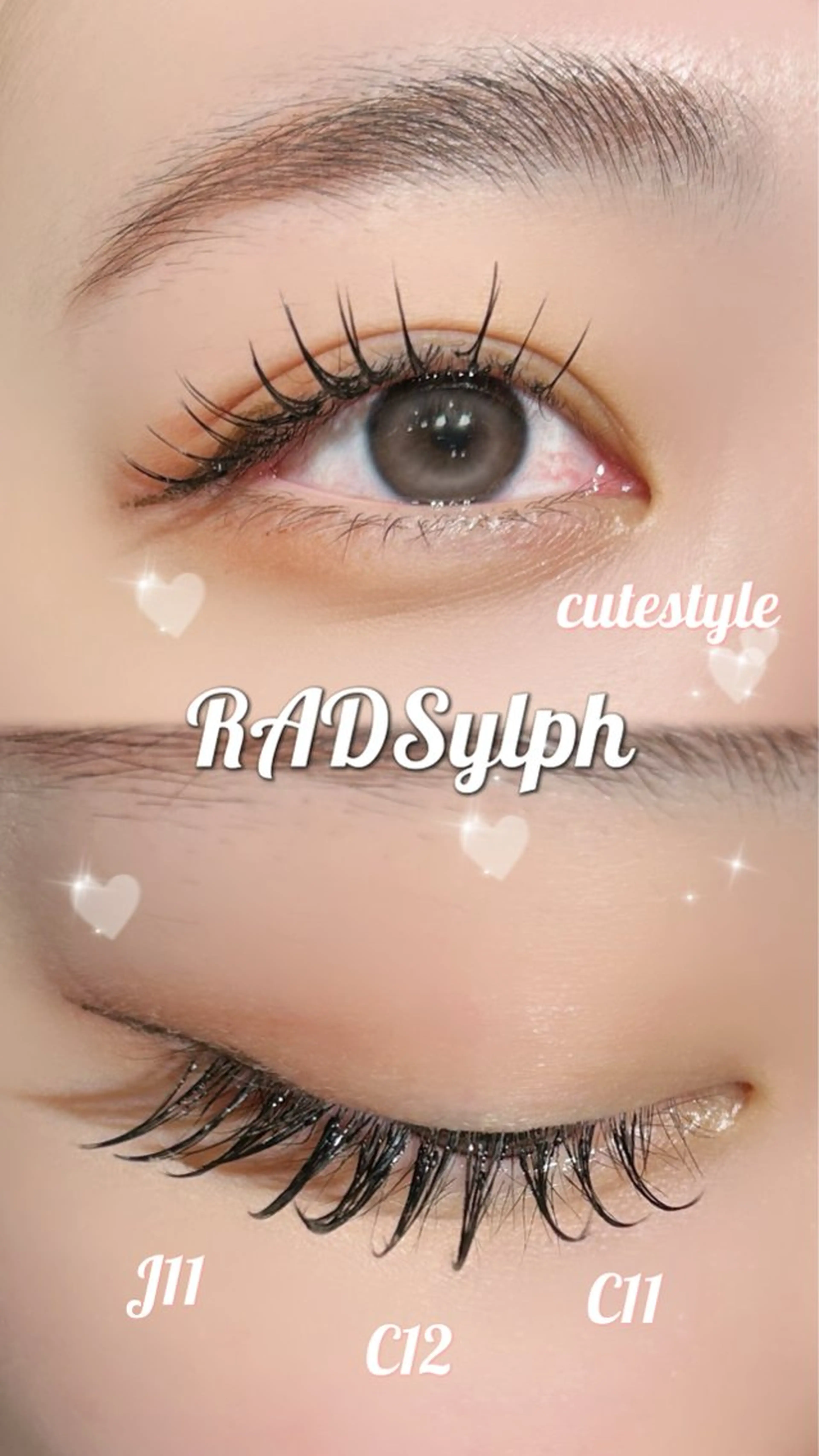 マツエク・マツパ RAD心斎橋 Rico‎‎₊˚⊹のマツエク・マツパデザイン