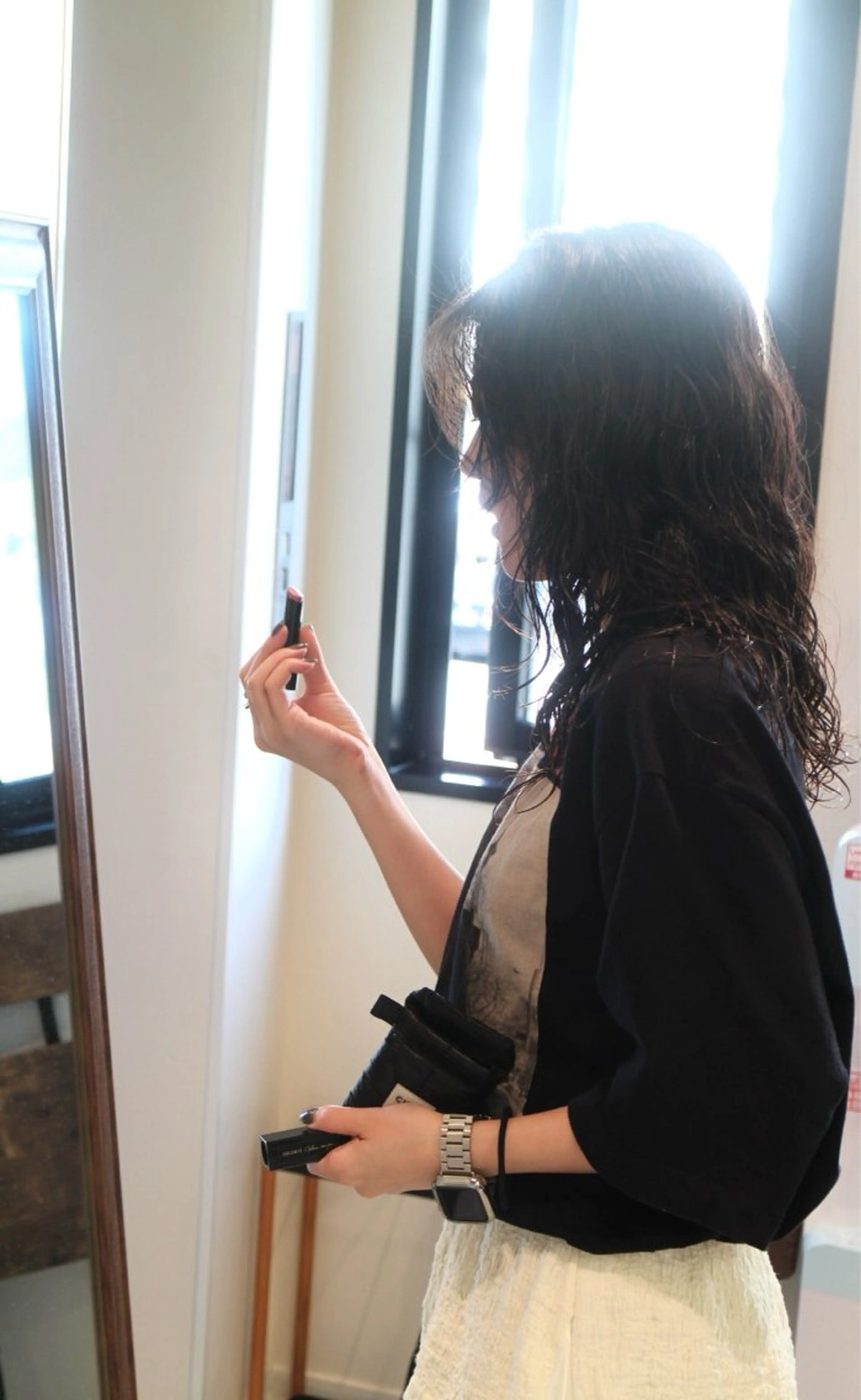 セミロング パーマ カーリーパーマ/ 透明ｶﾗｰ/MIKUのヘアスタイル