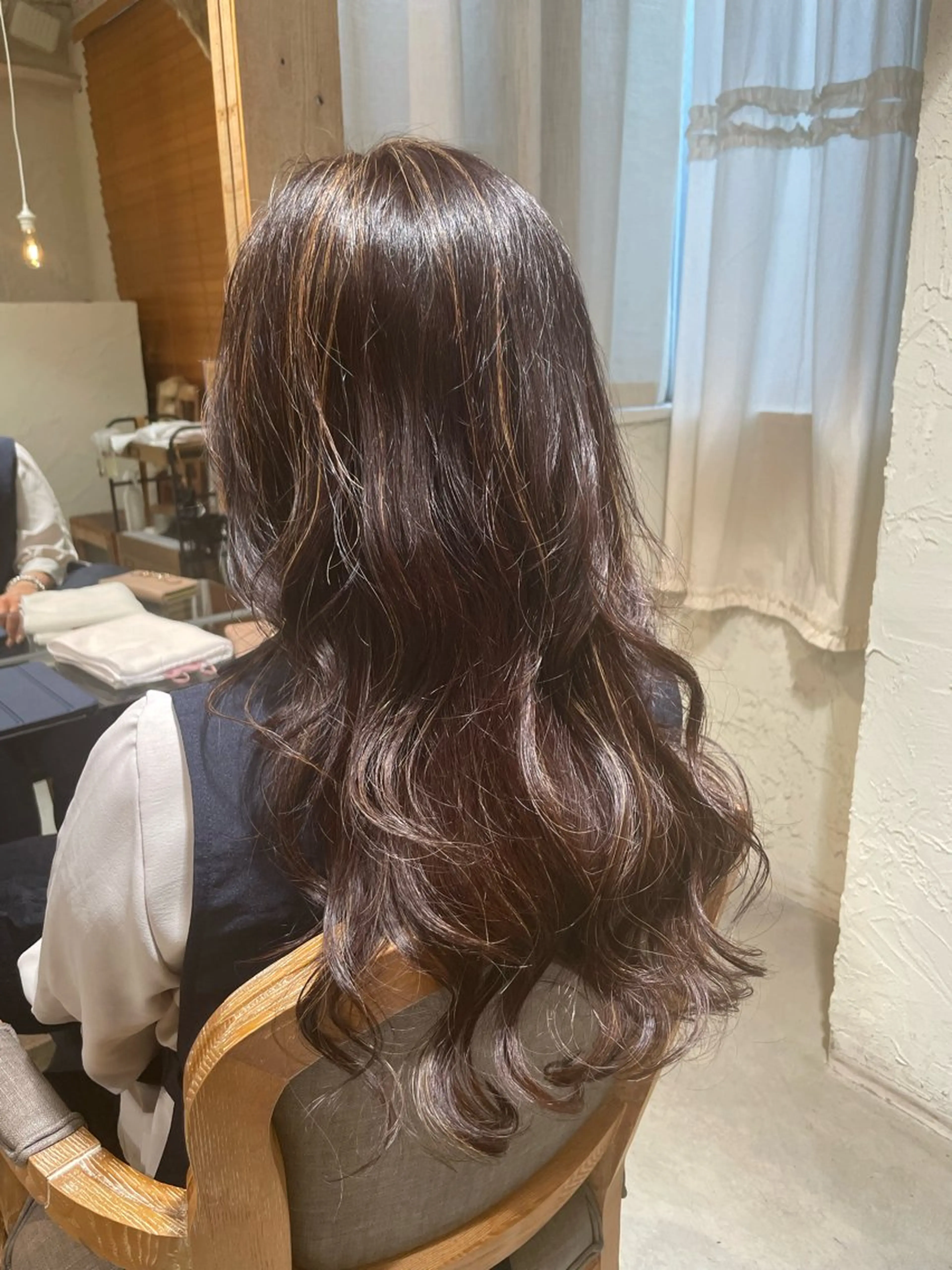 ロング カラー カット ヘアカラー トリートメント 梅澤 麻衣のヘアスタイル