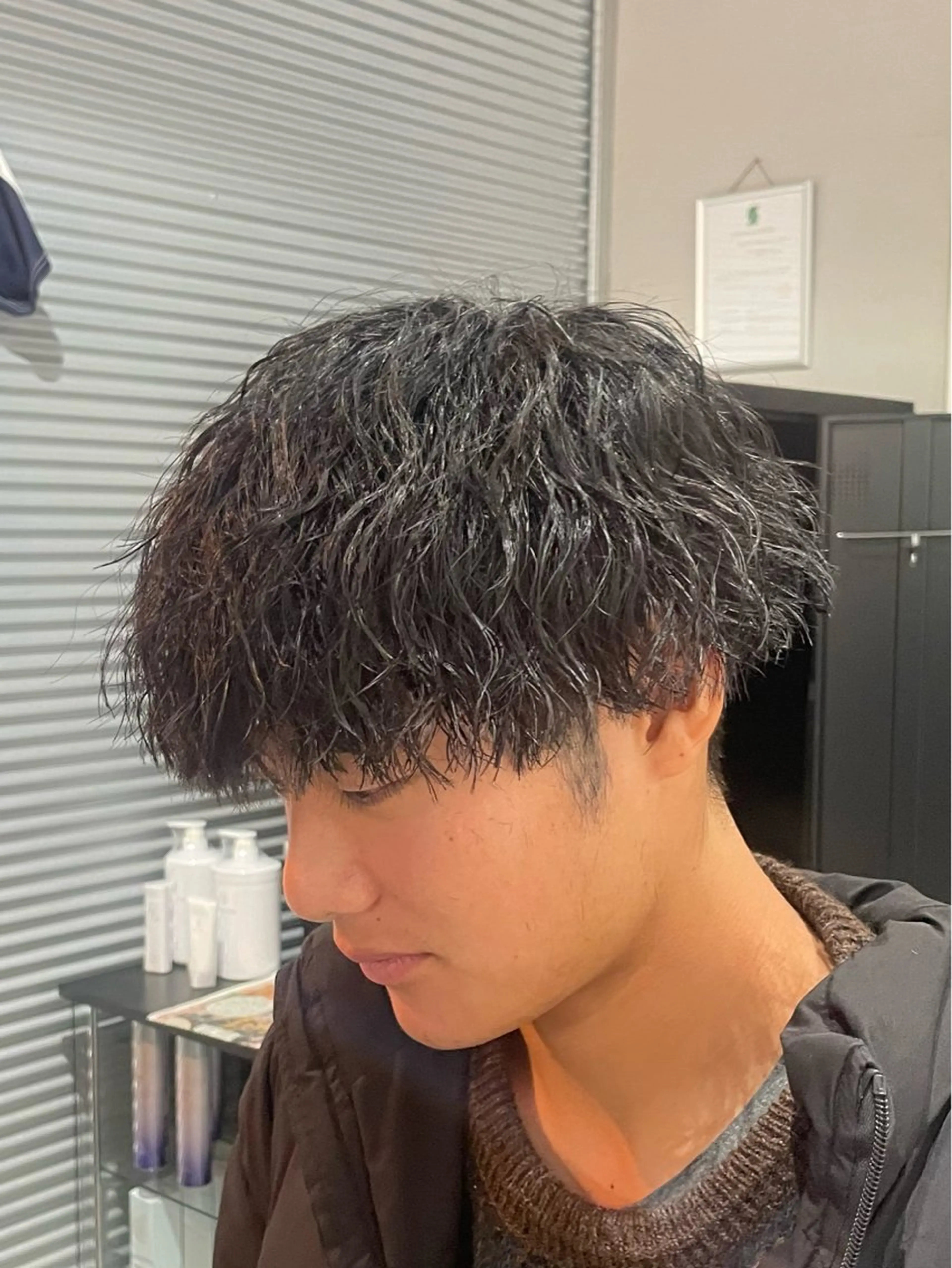 メンズカット＋ツイストスパイラル＋ミルボン高級トリートメントの写真