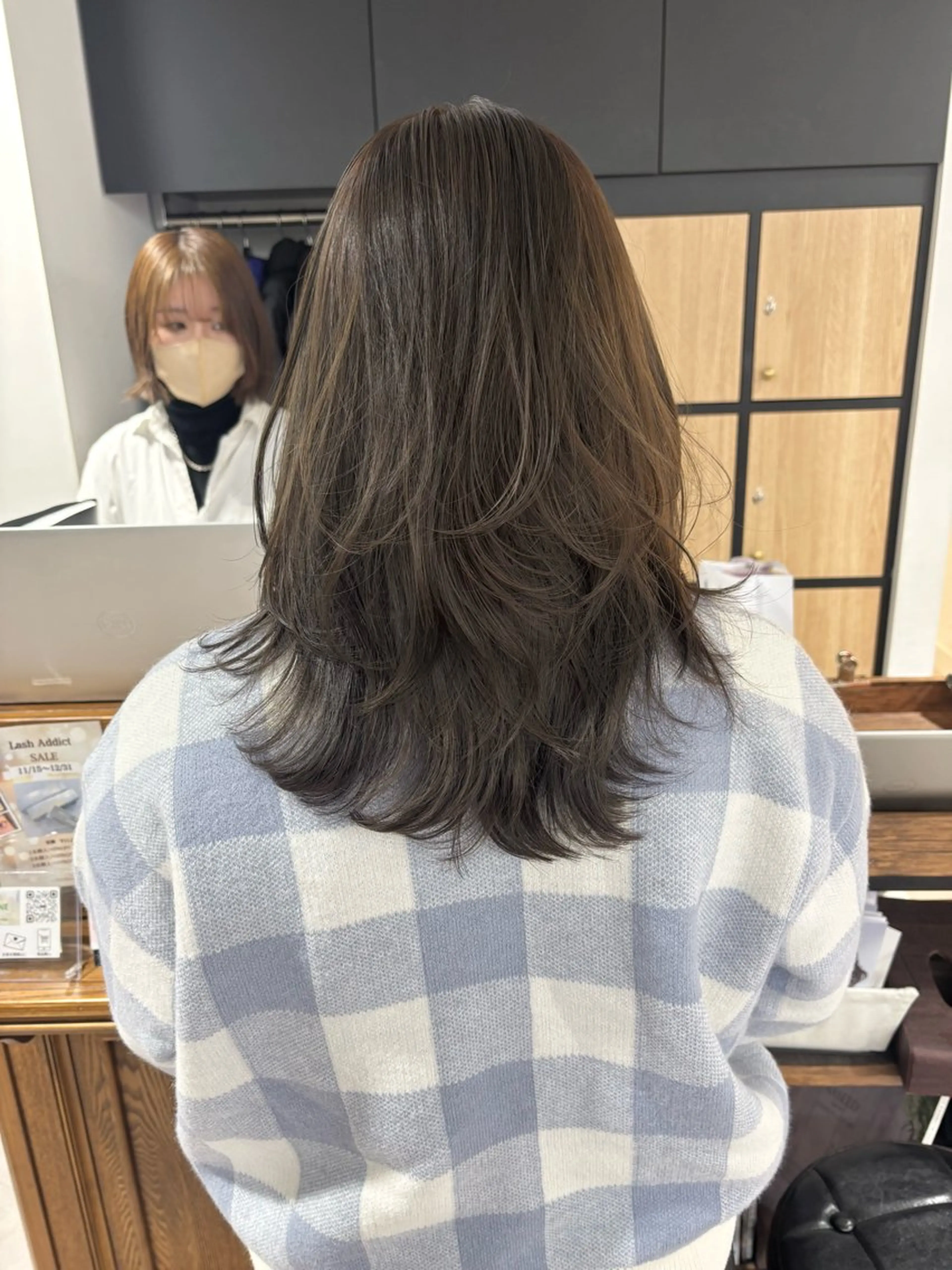 ミディアム カラー ヘアカラー トリートメント ダブルカラー 🌙ｃｈｉｎａｒｉのヘアスタイル