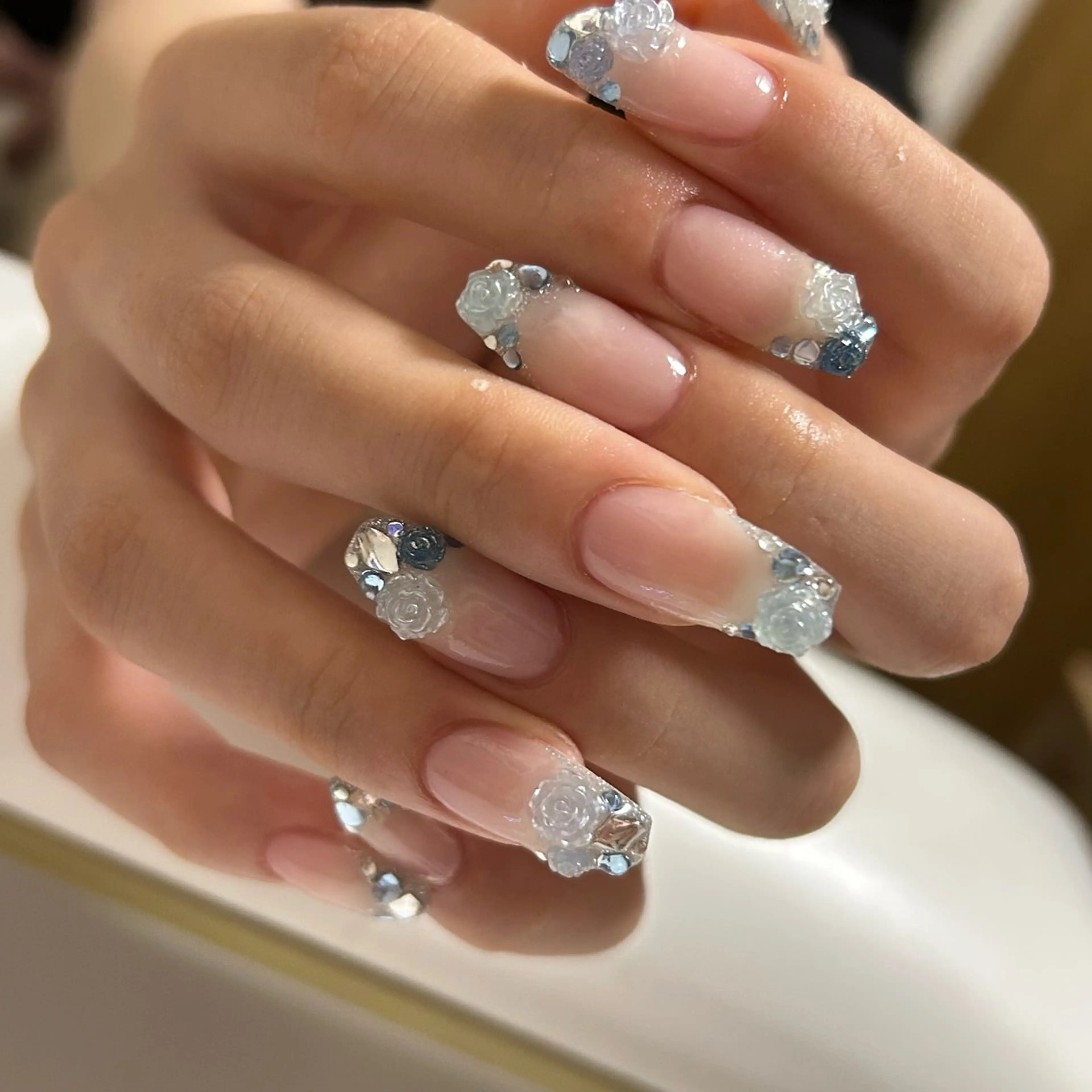 ネイル ブルー LOA nailのネイルデザイン