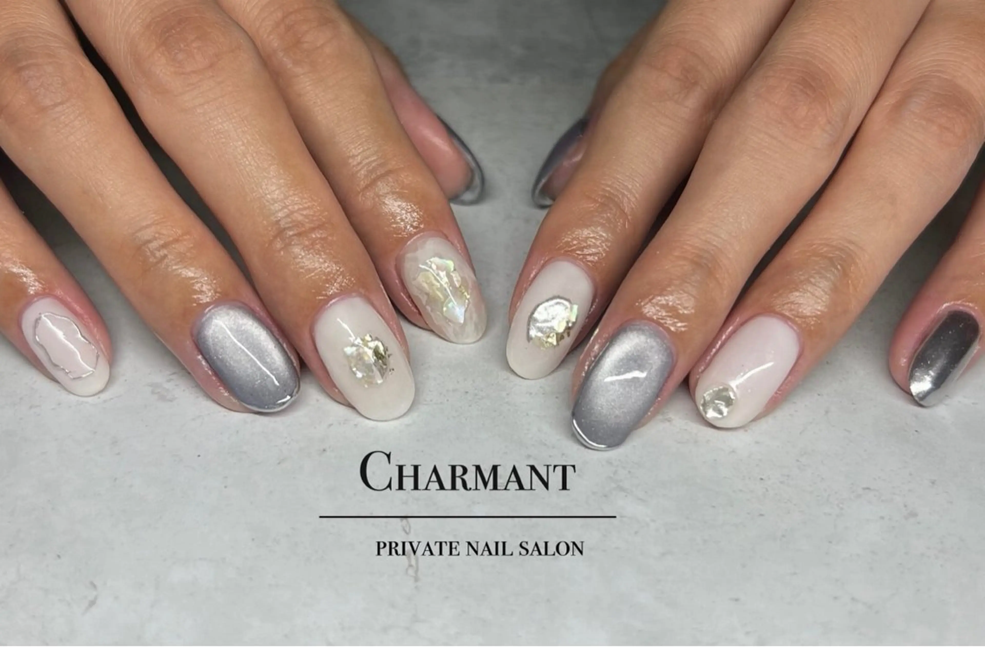 ネイル ハンドネイル Minako 【Charmant】のネイルデザイン