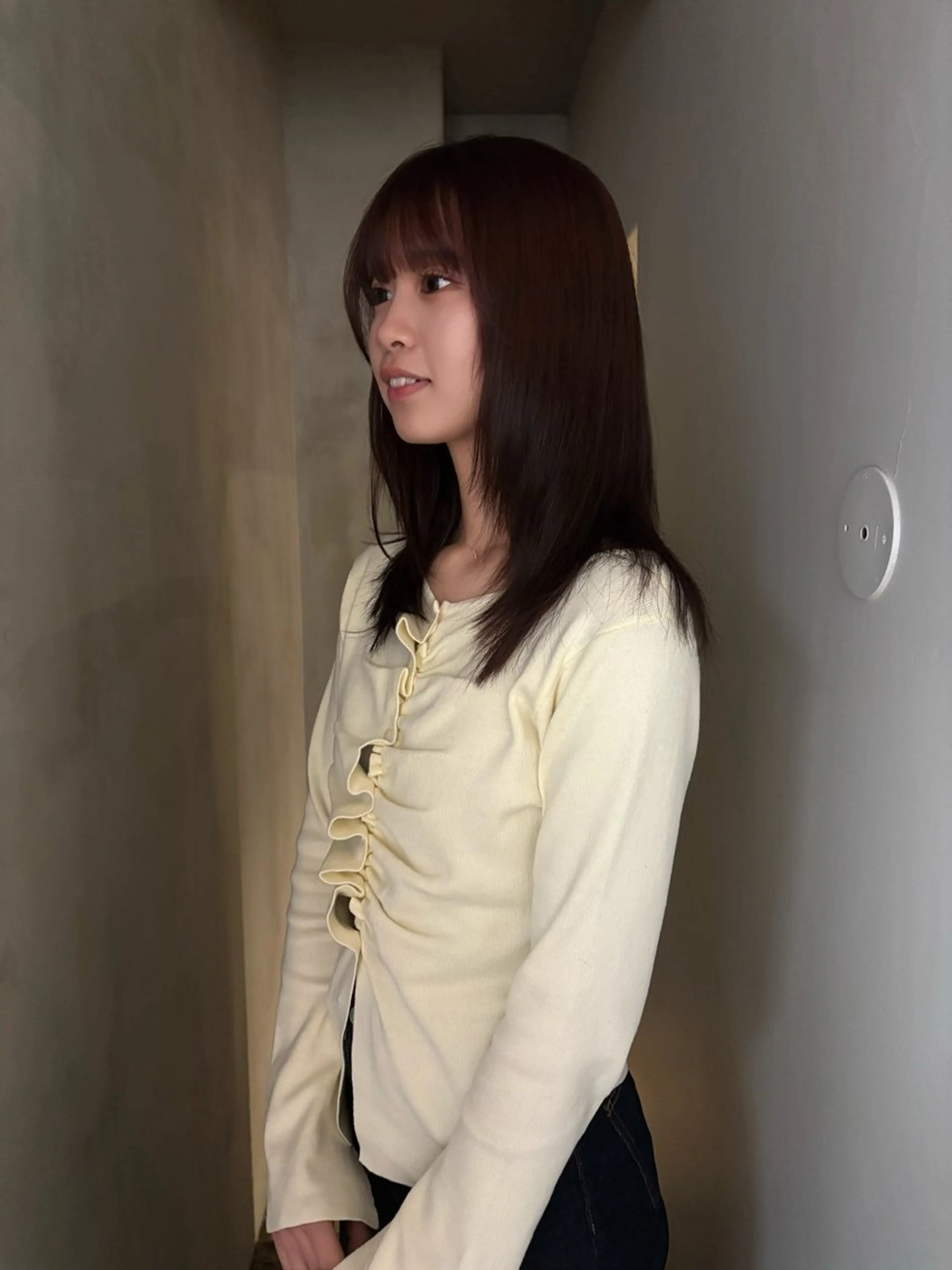 ミディアム カラー 前田 野々葉のヘアスタイル