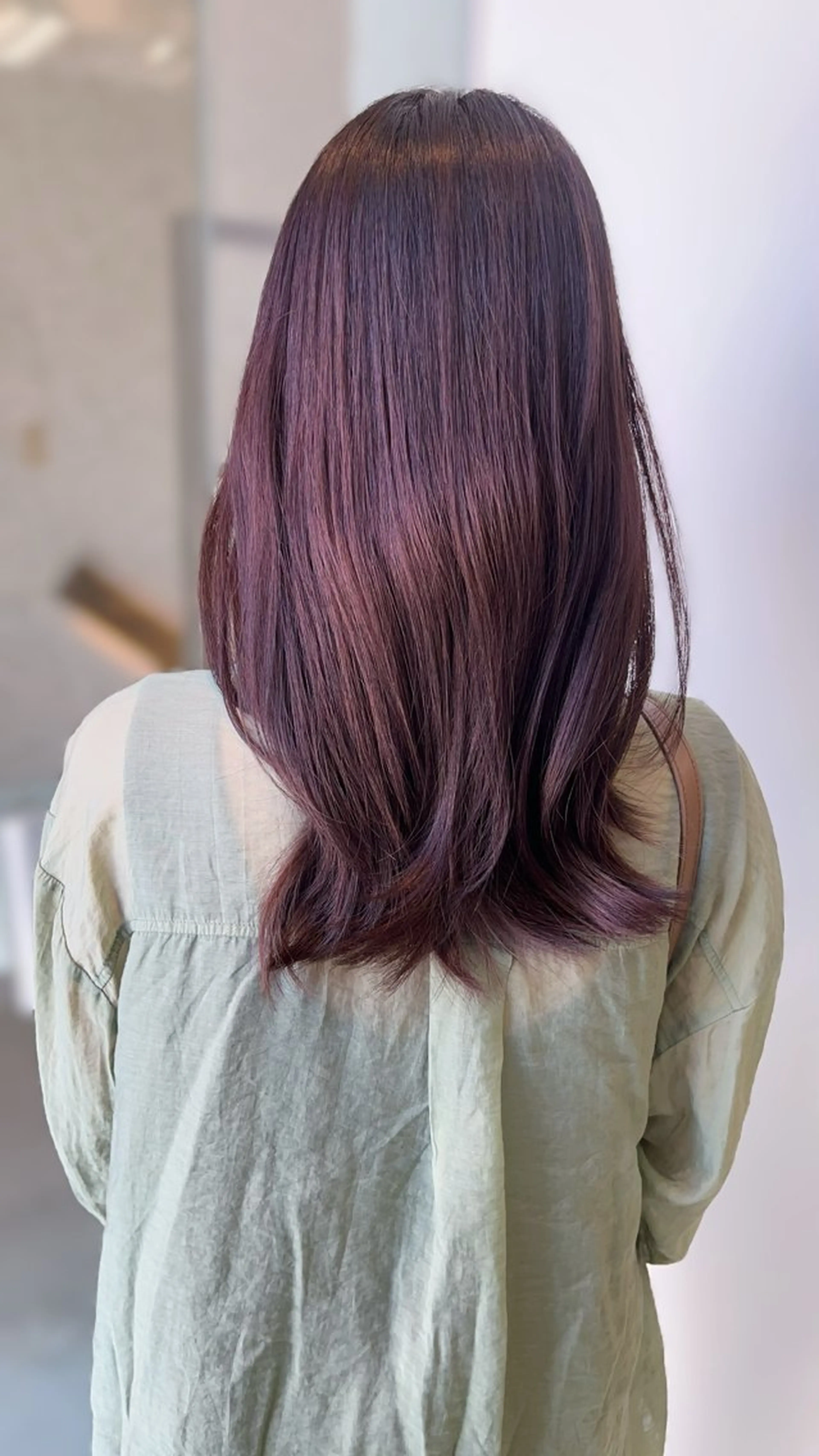 セミロング カット ヘアカラー wil西宮レイヤー 西村徹のヘアスタイル