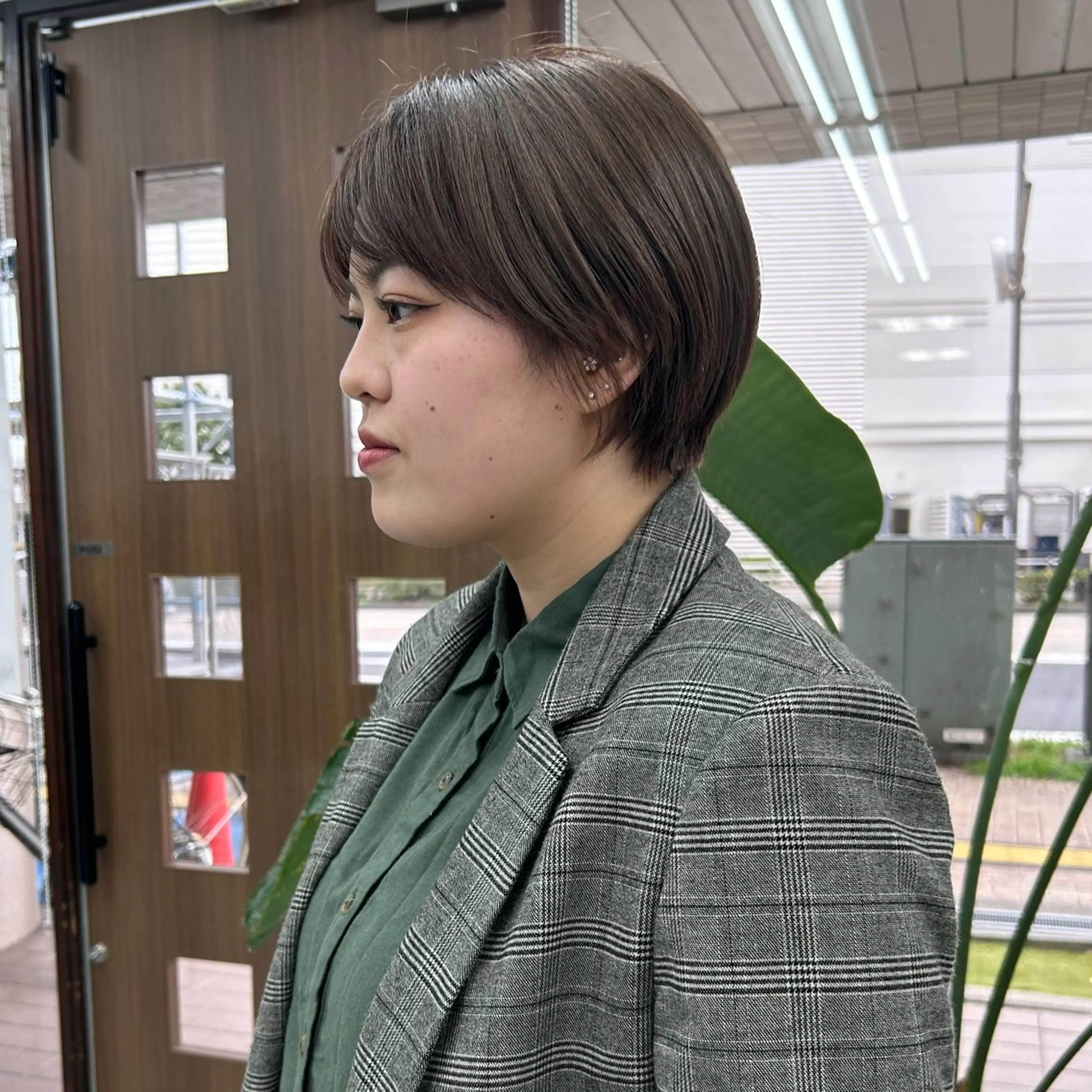 ショート 丸みショート ボブ ショートヘア カット ダブルカラー/韓国 ヘア/さわのあかねのヘアスタイル