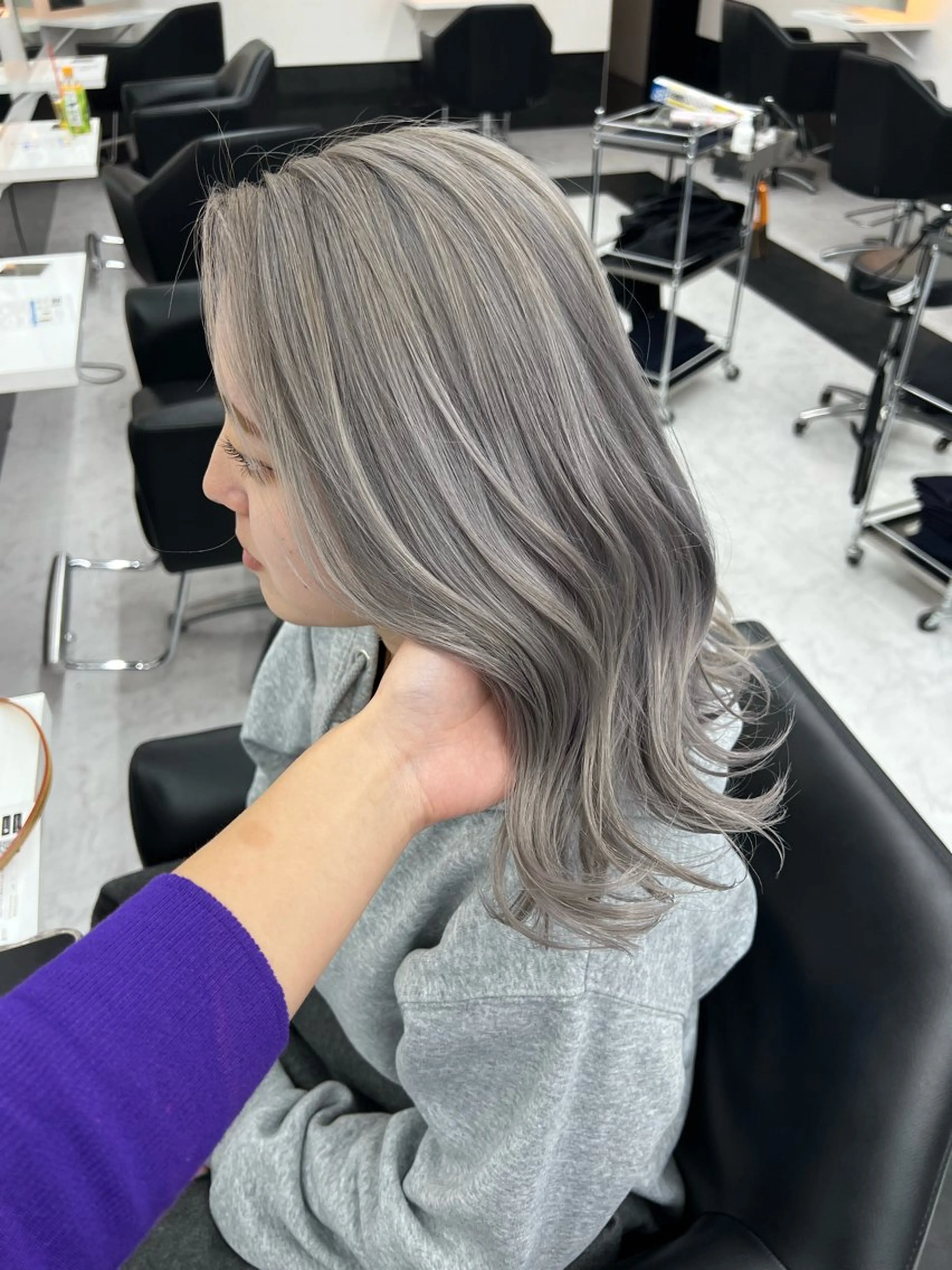 カラー ALEAP himekaのヘアスタイル