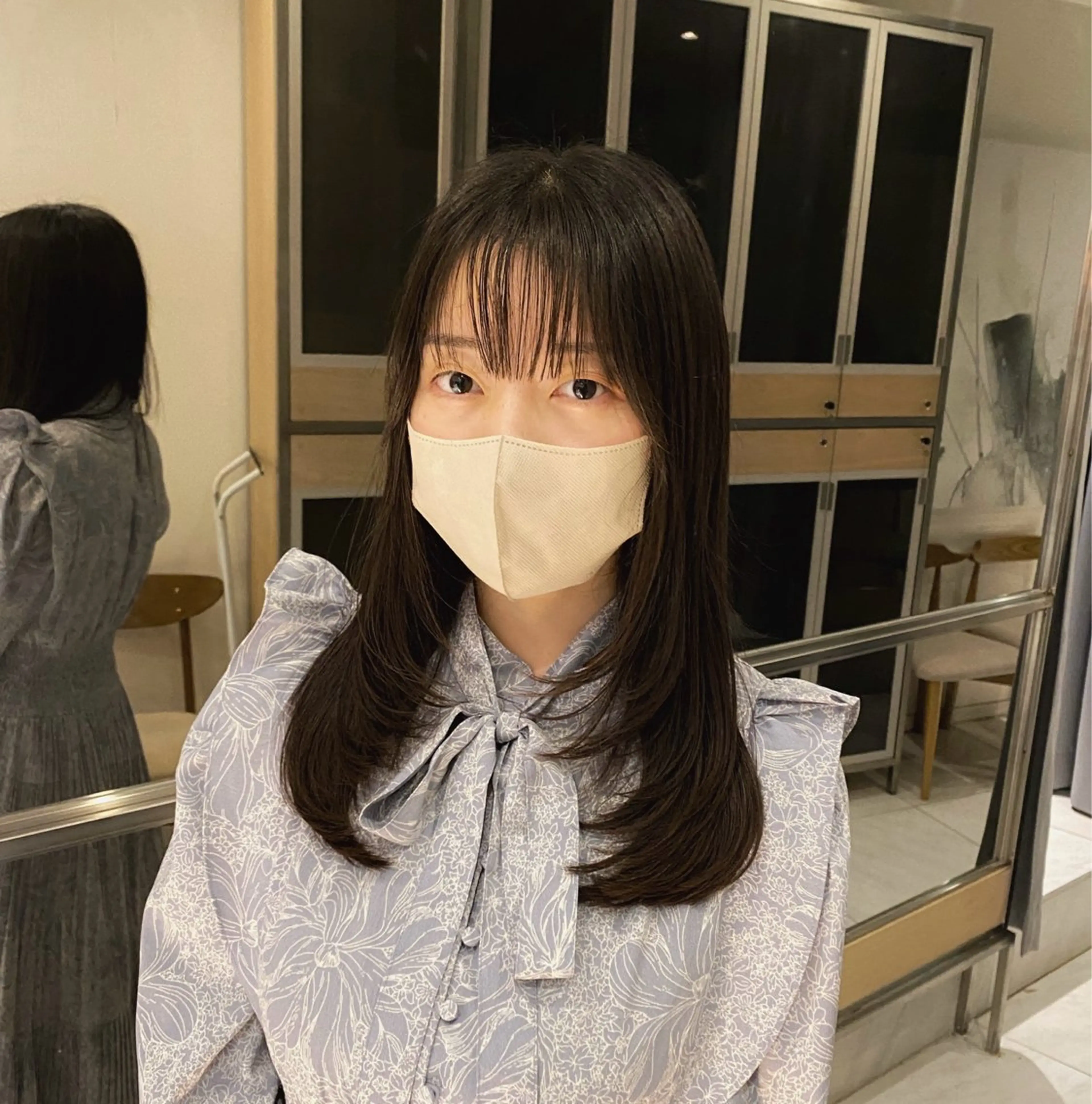 セミロング カラー ヘアアレンジ 艶髪/レイヤーカット 🐣misakiのヘアスタイル