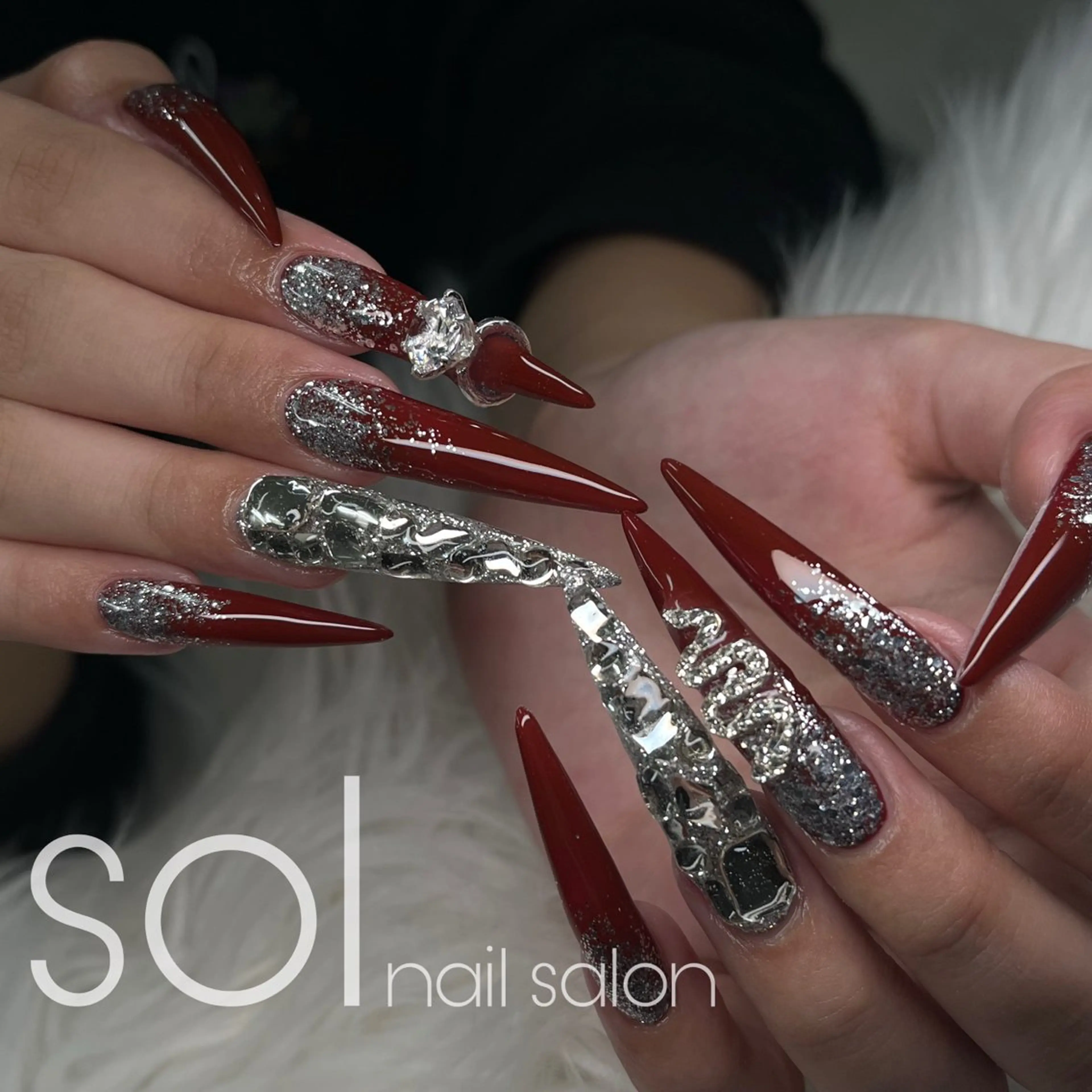 ネイル ハンドネイル sol manakaのネイルデザイン
