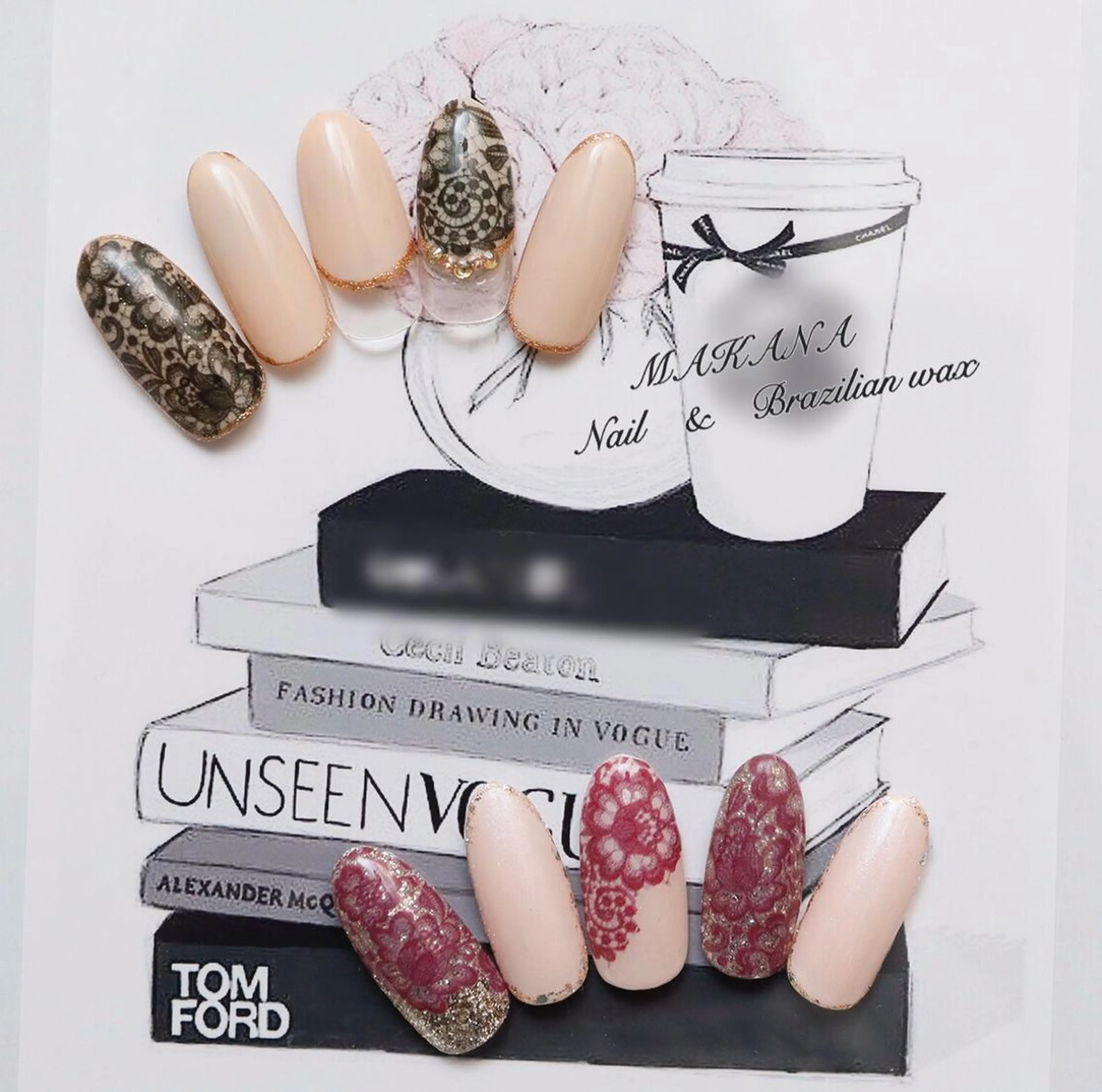 ネイル ハンドネイル MAKANA所属・鈴木 ユニのネイルデザイン