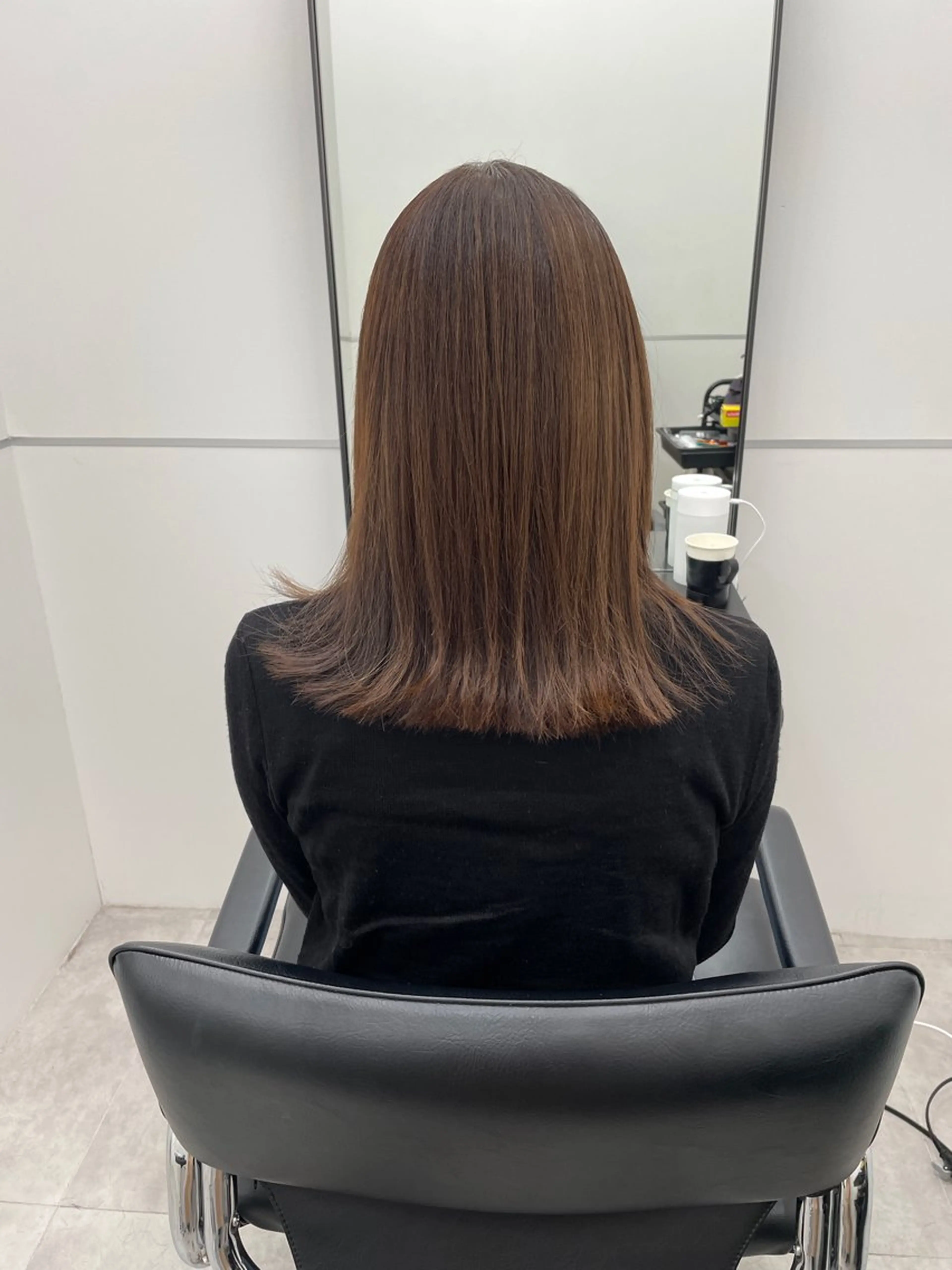 セミロング ha ruのヘアスタイル