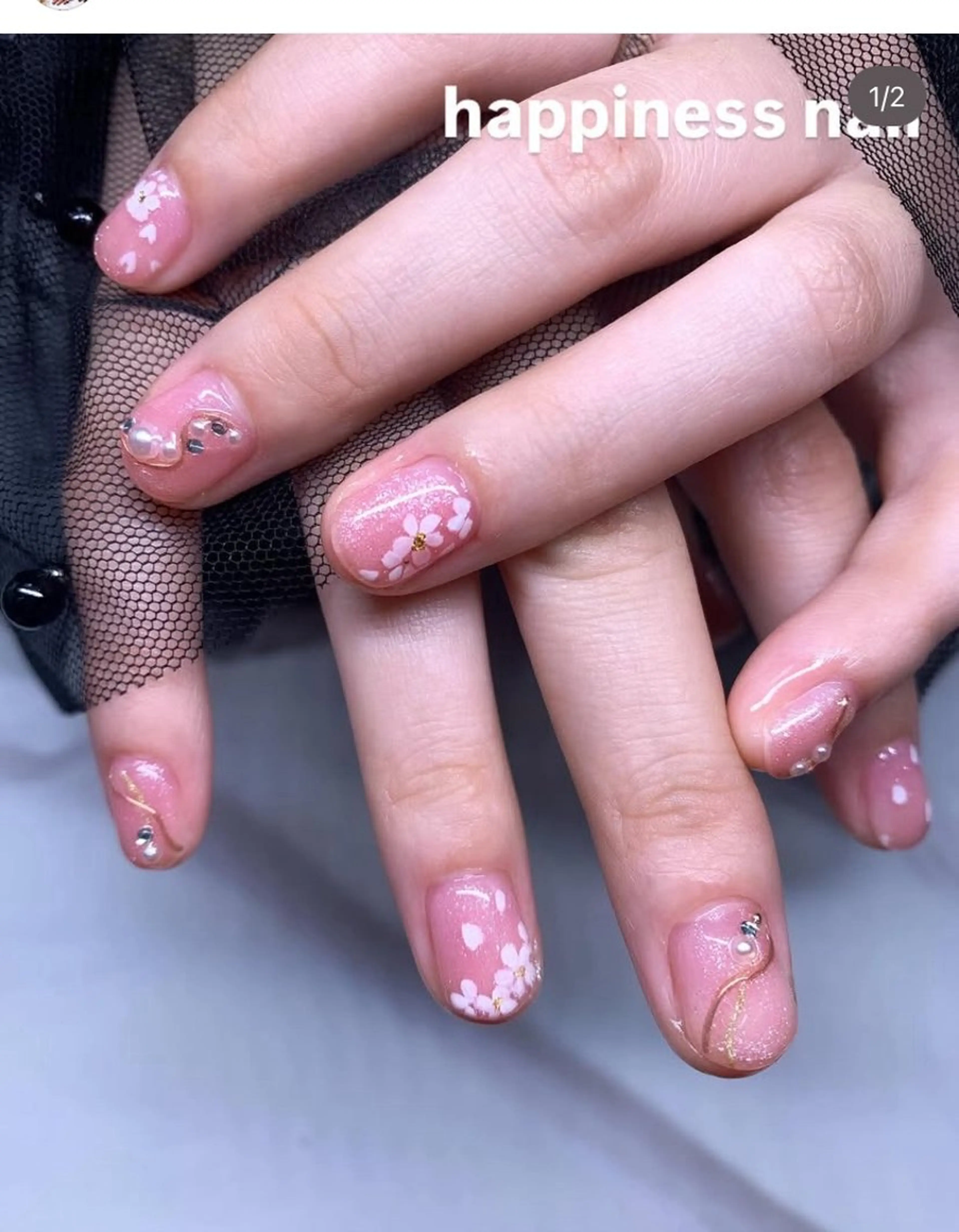 ネイル 成人式 nail salon happinessのネイルデザイン