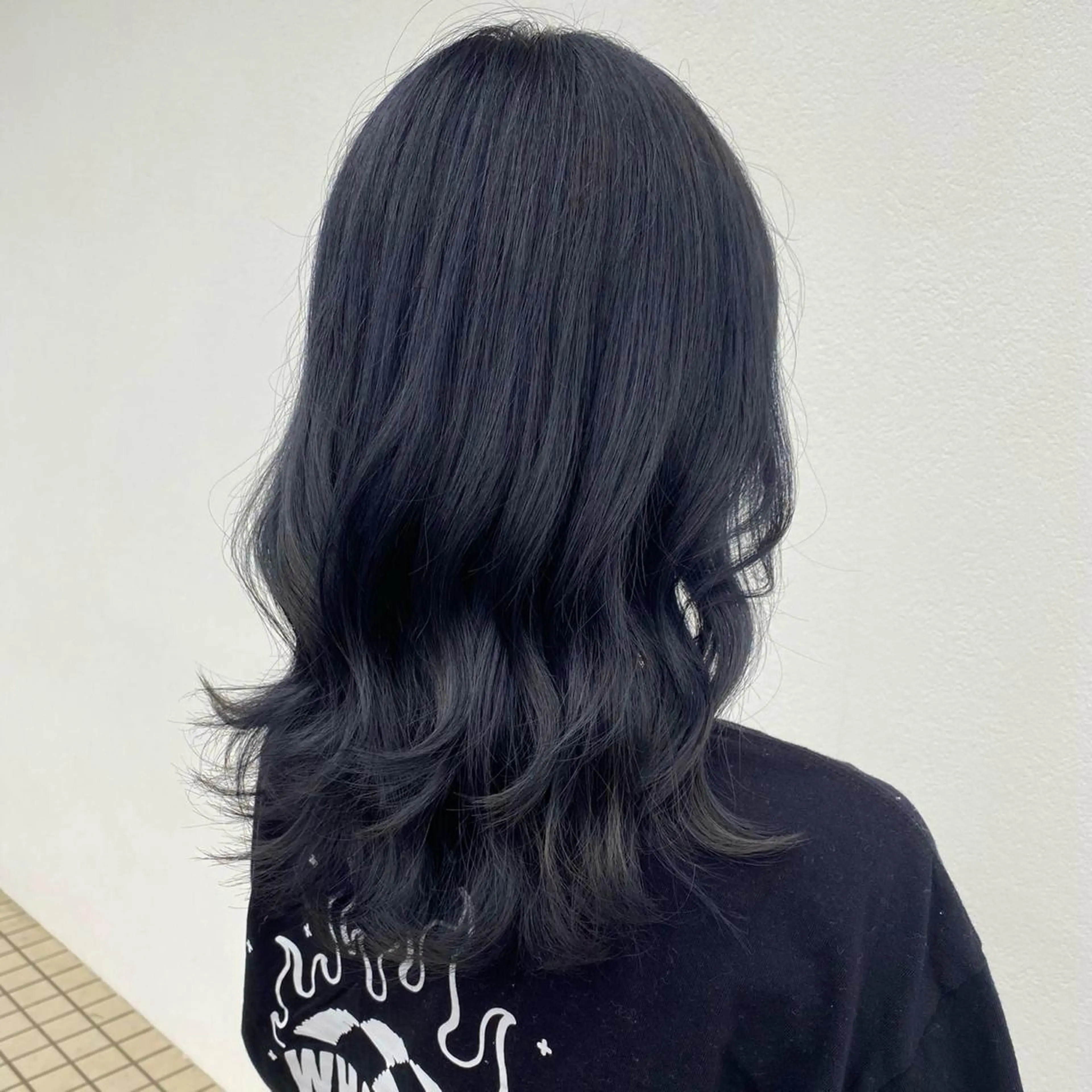 ミディアム カラー バレイヤージュ ブリーチ ブルーカラー ケアブリーチ ダブルカラー ヘアカラー 韓国ヘア特化 💟 ララア 💟のヘアスタイル