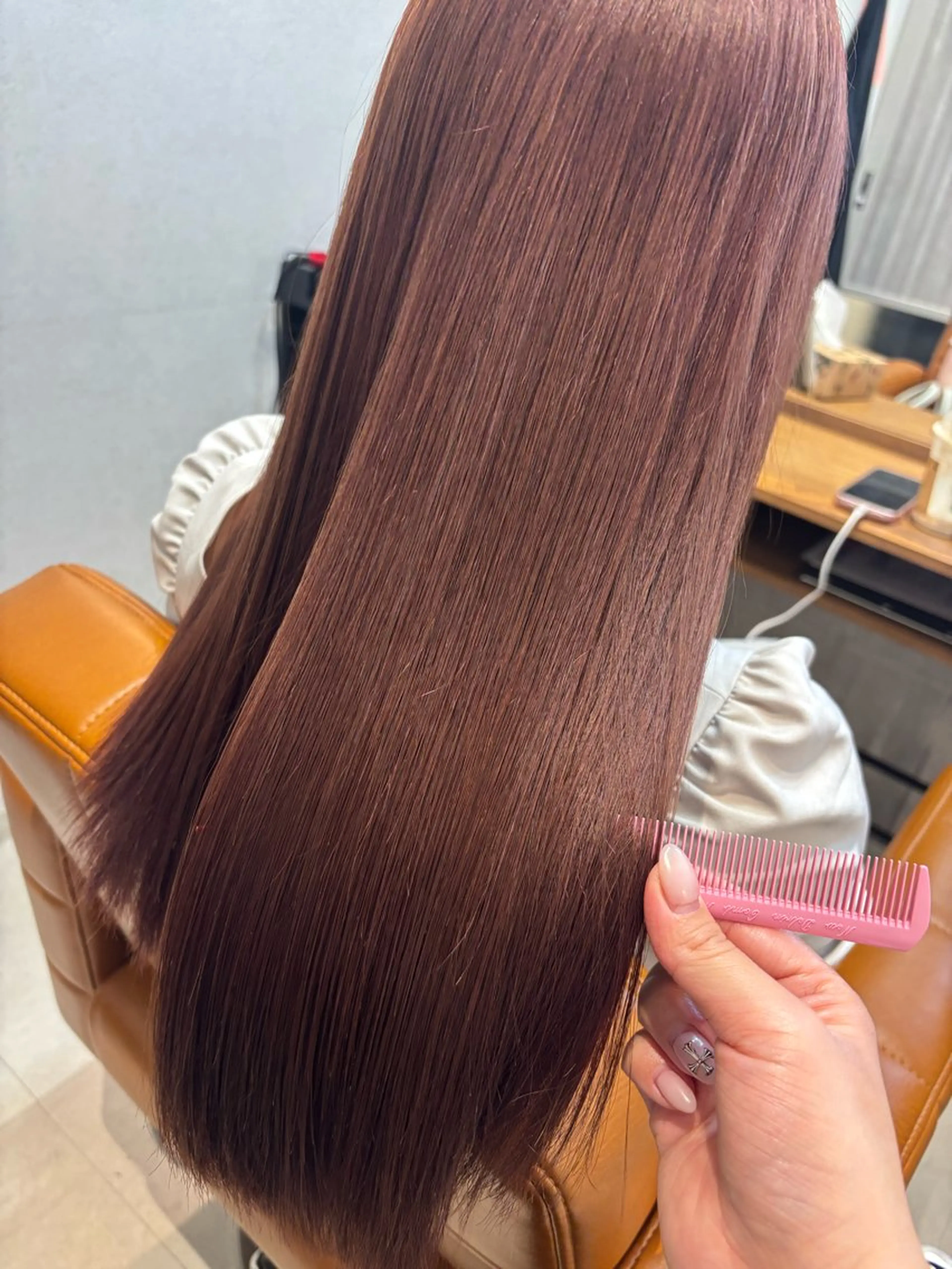 ロング カラー 【完全個室】髪質改善 暖色カラー/山崎唯奈のヘアスタイル