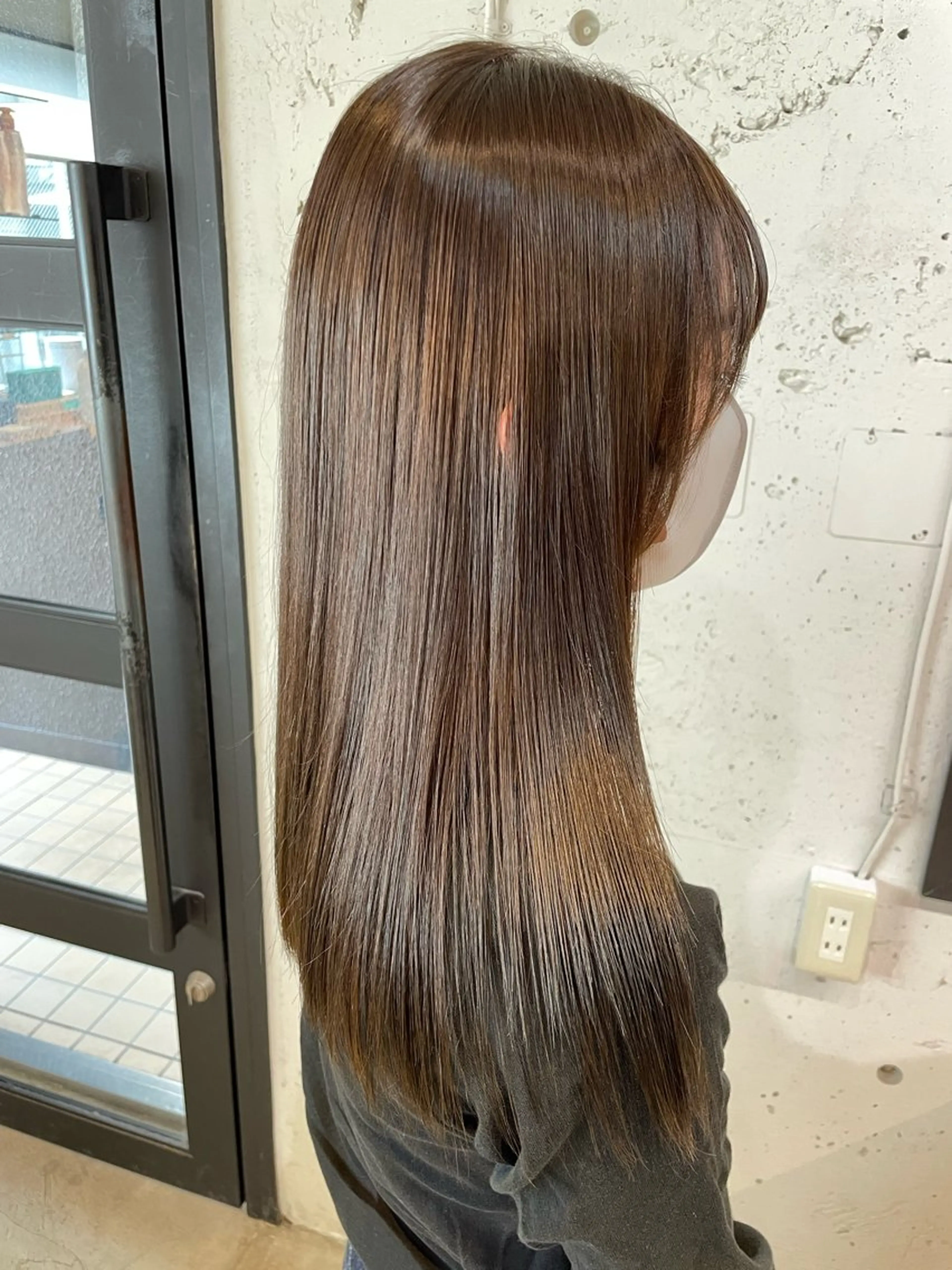 セミロング カラー 🇰🇷韓国ボブ/ 縮毛矯正🇰🇷愛誠のヘアスタイル