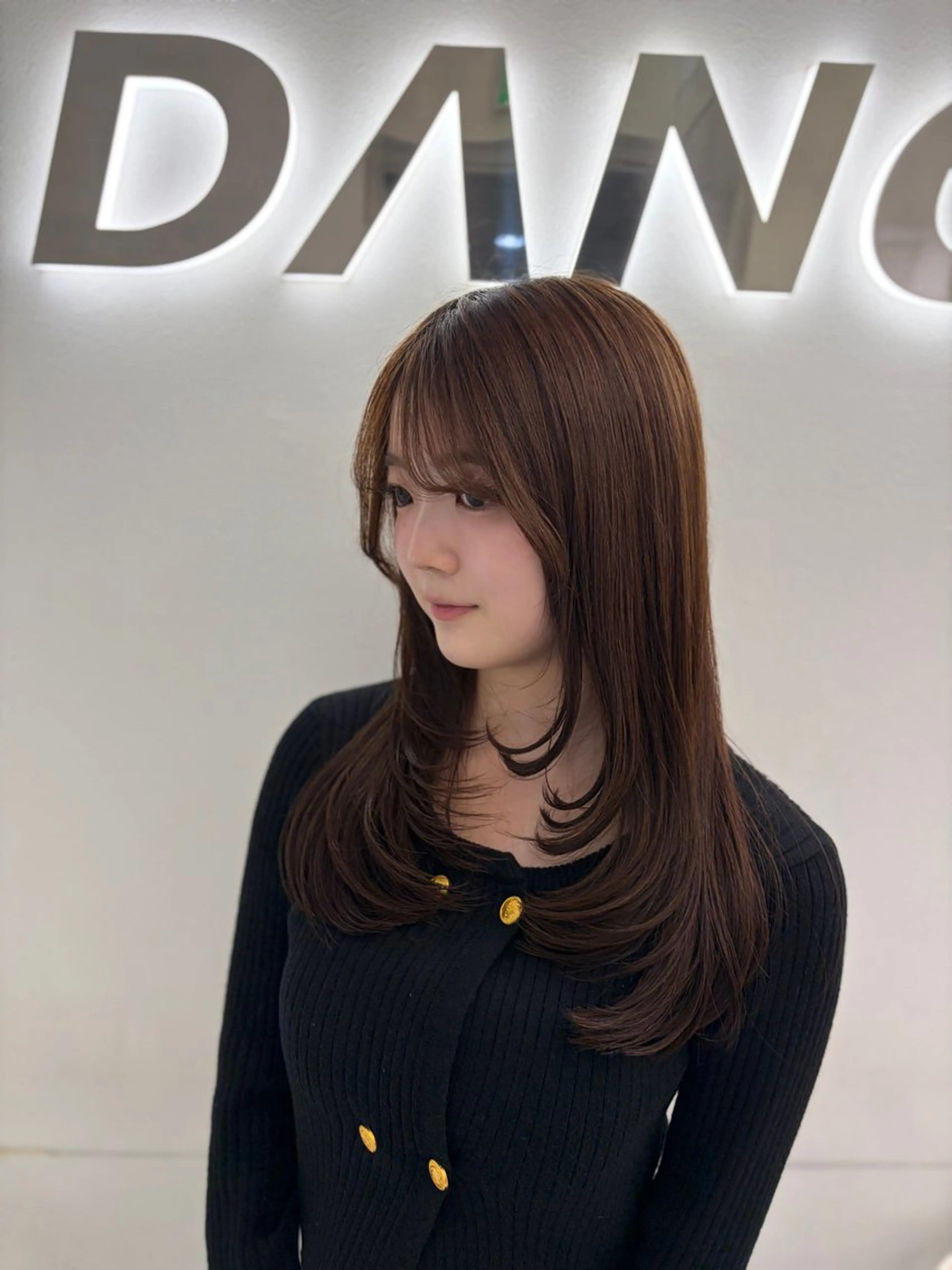 ロング ヘアカラー ヘアセット 艶髪ハイトーンカラー 渋谷🎀ririkaのヘアスタイル